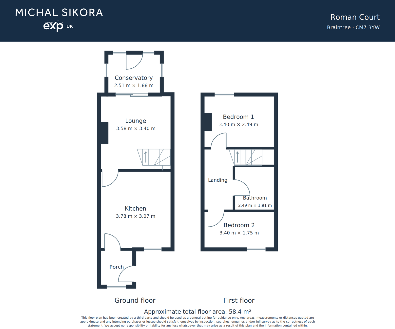 Roman Court, Braintree floorplan