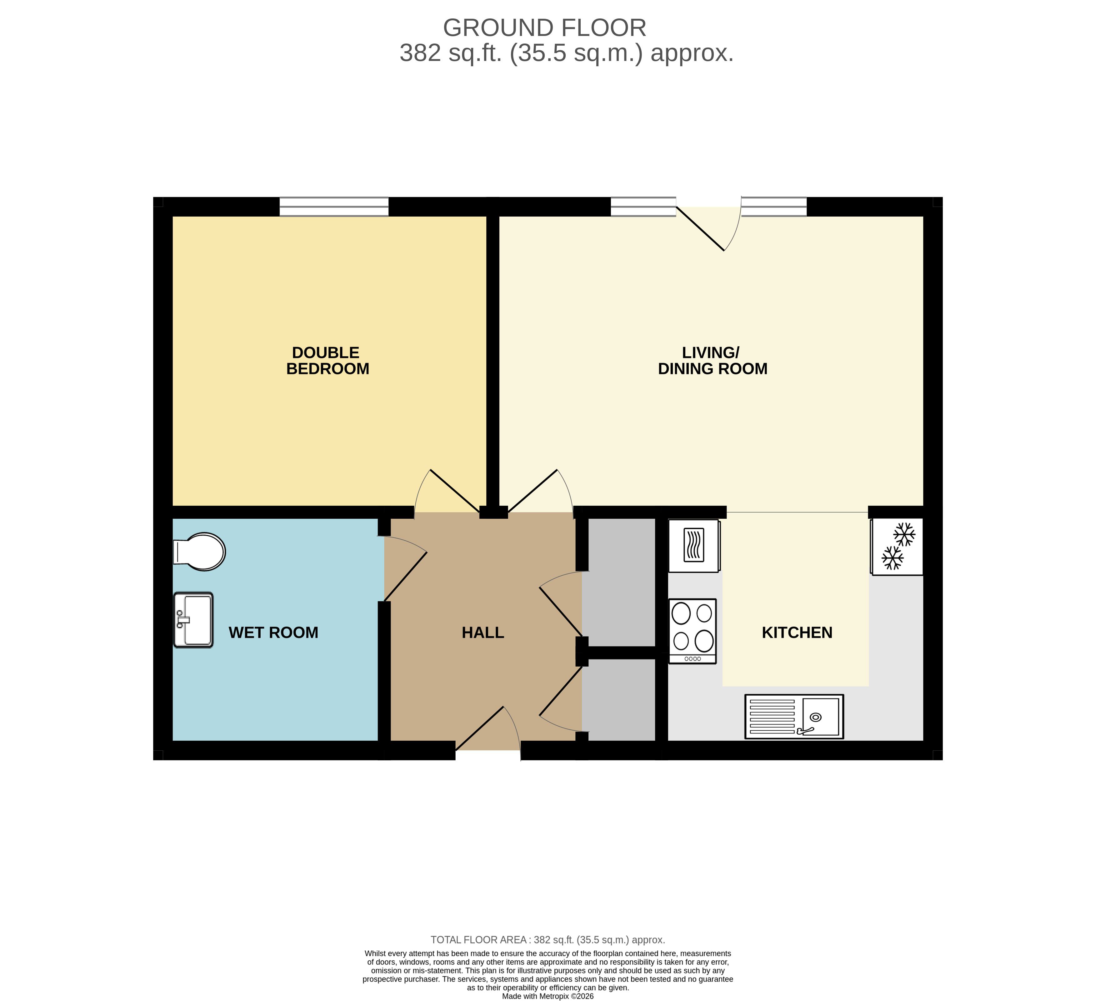 Flat 13, Oakham Court, 135, Manchester Drive, Essex floorplan