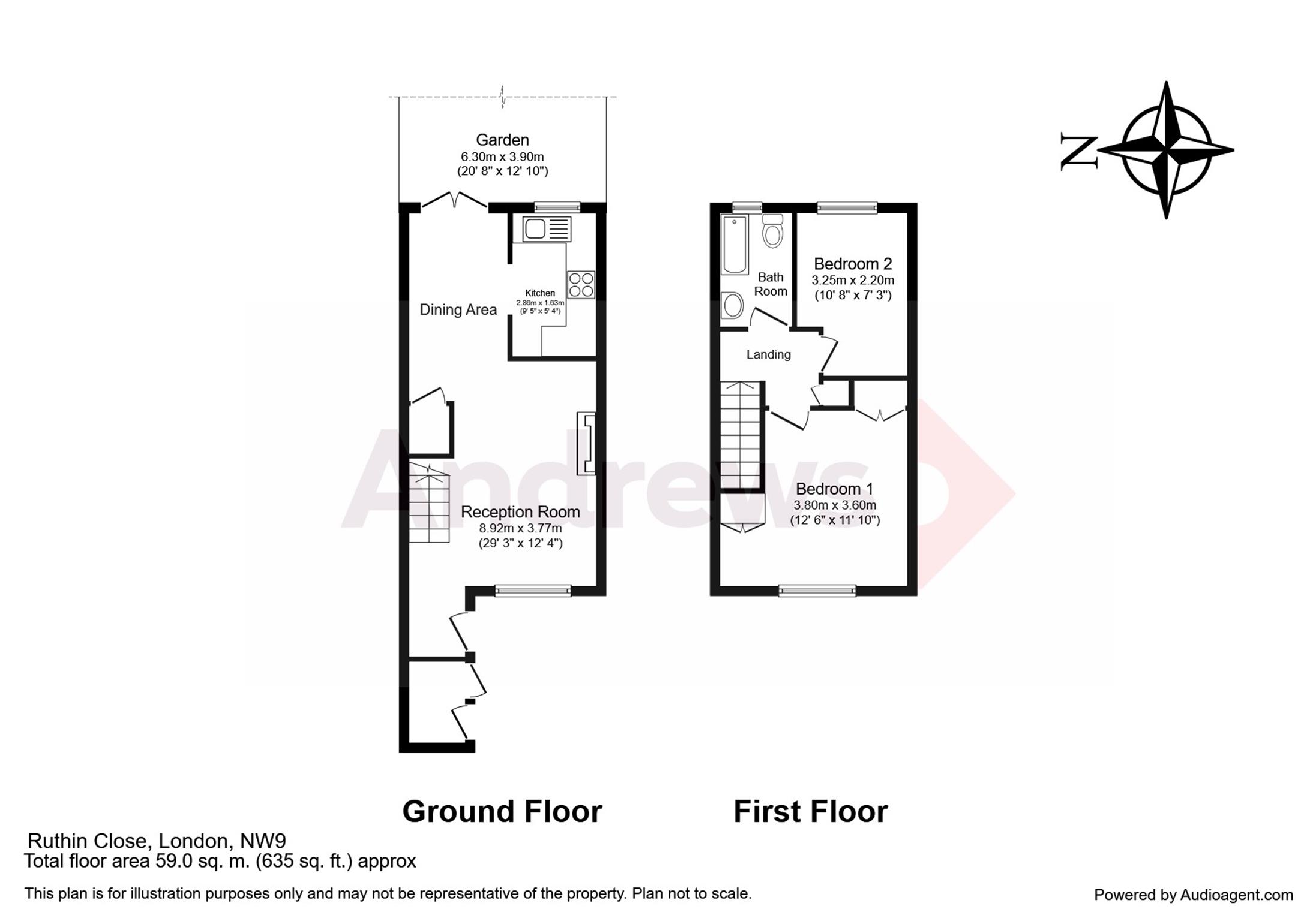 zoopla report sales bed Ammanford for 2 house terraced Green, in sale Ruthin