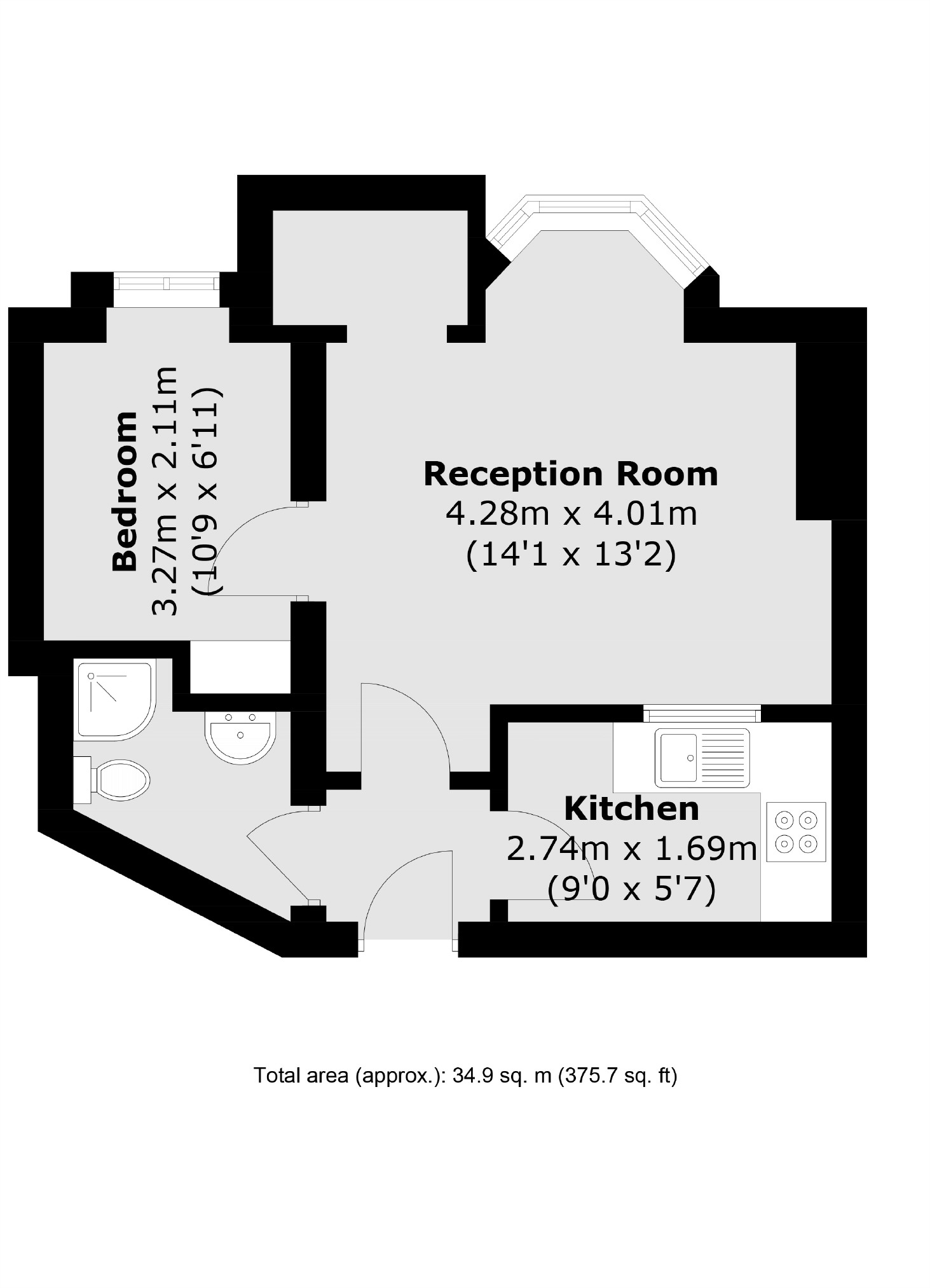 Cobourg Road, London floorplan