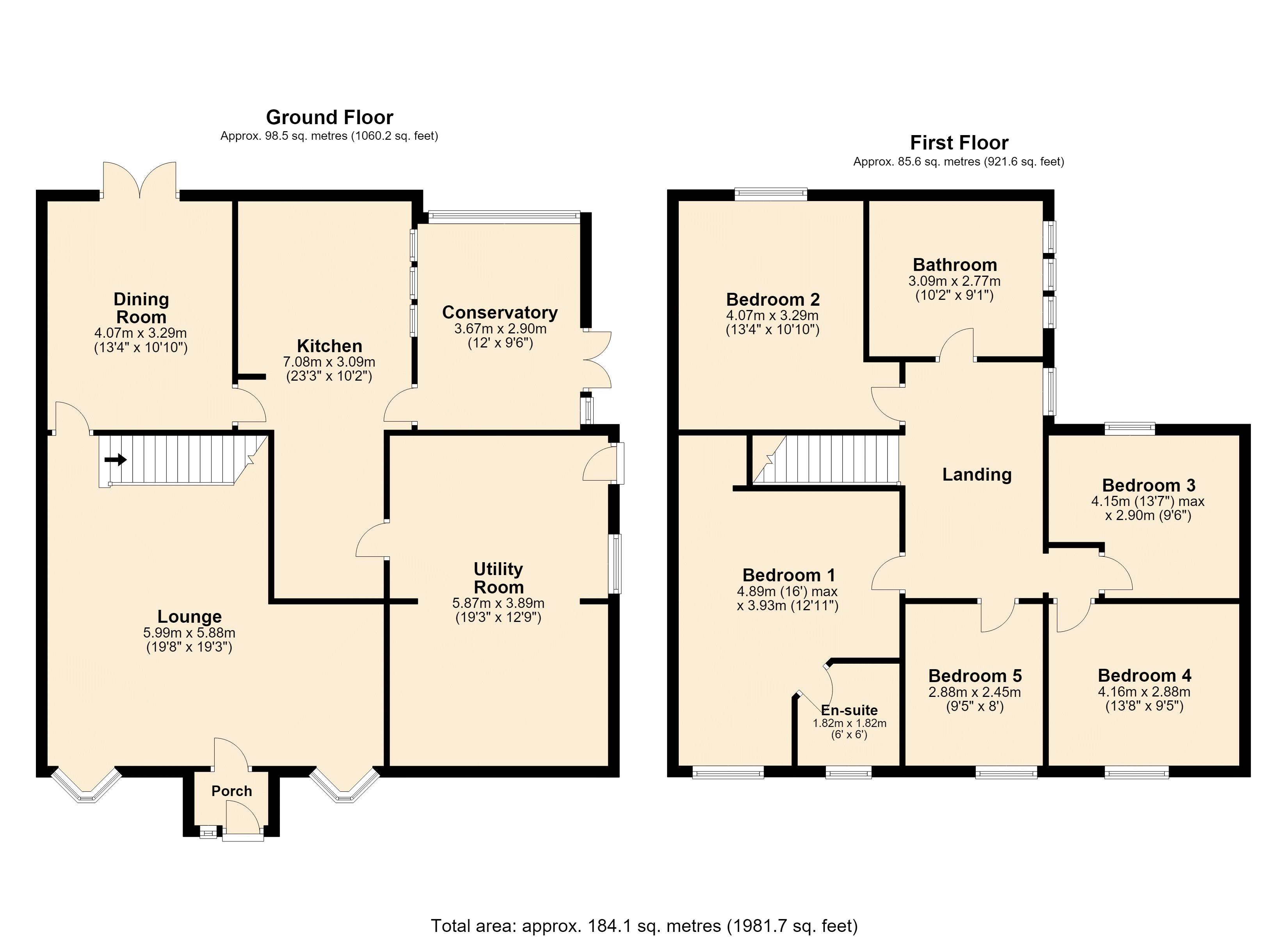 98, Syke Road, Rochdale floorplan