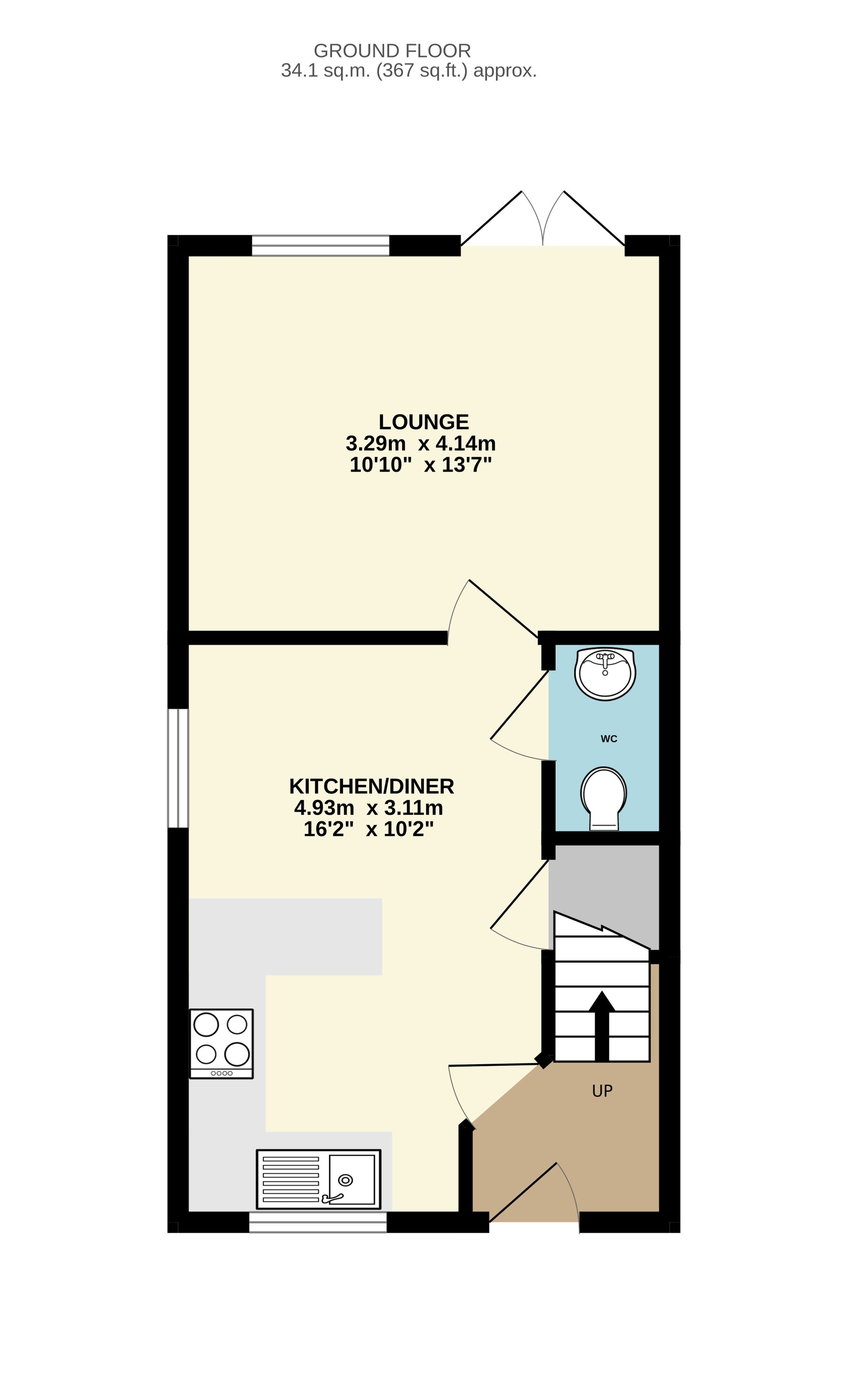 3 Ford Close, Newark floorplan