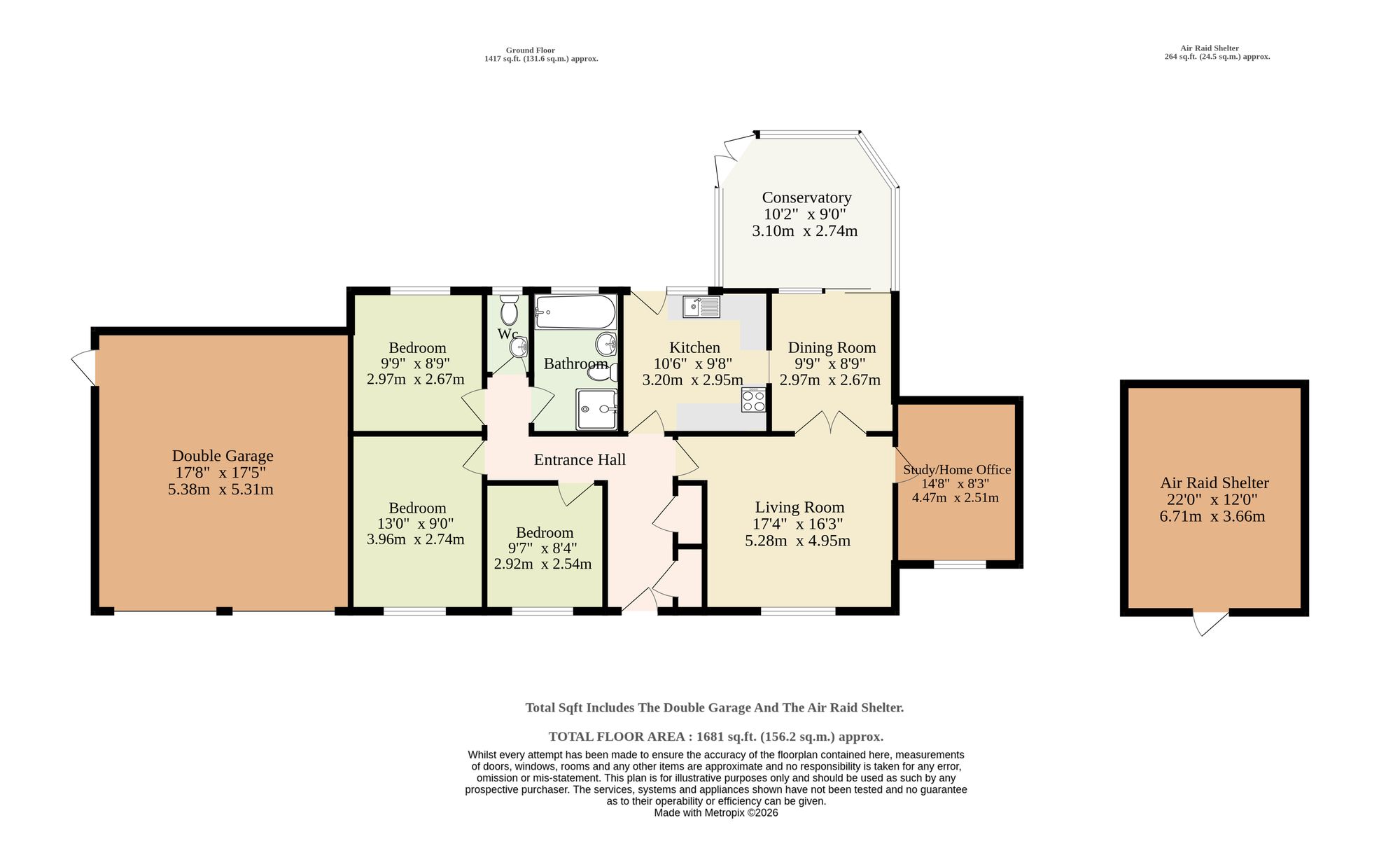 11 Oakwood Park, Saxmundham floorplan