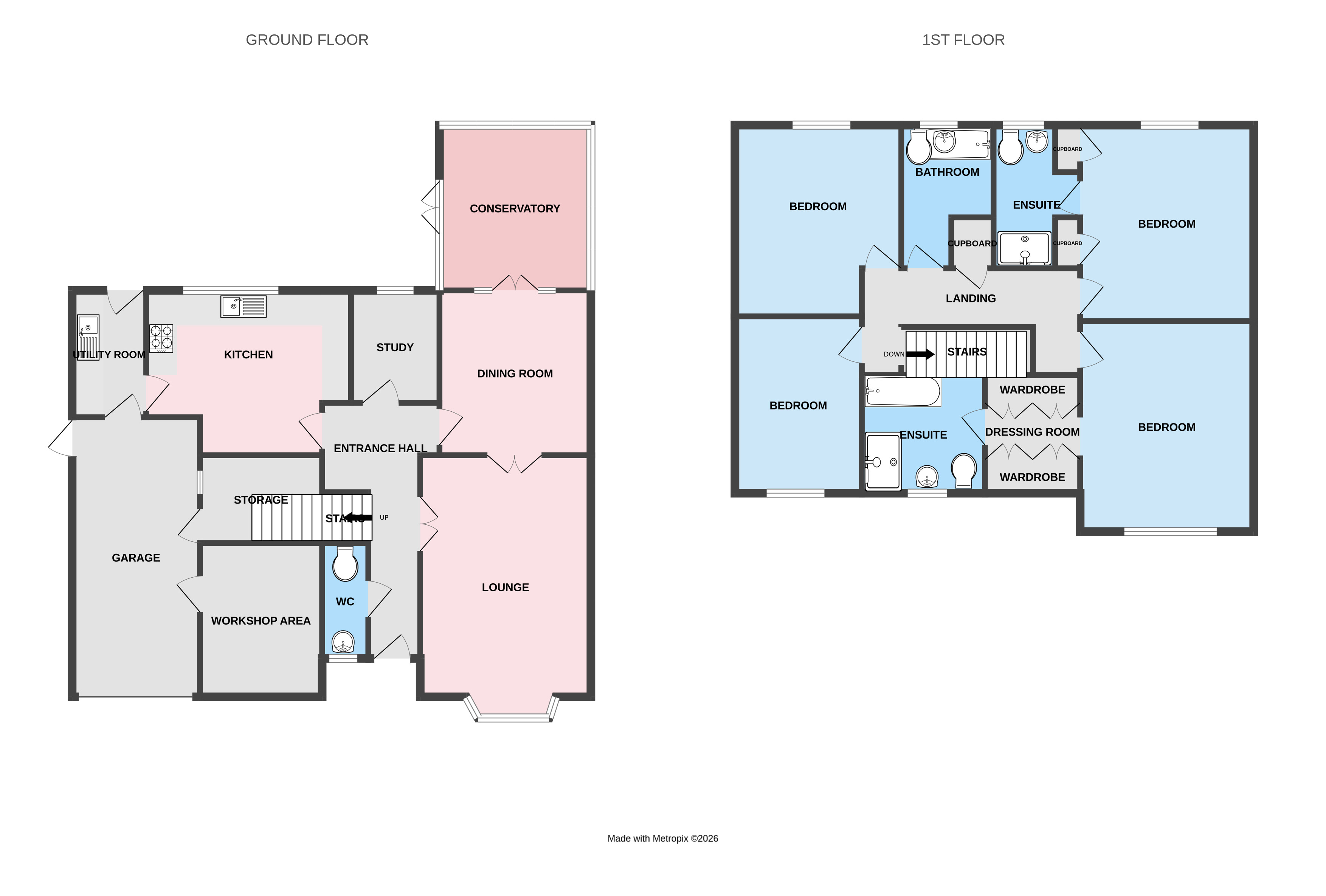 26, St. Helier Drive, Telford floorplan