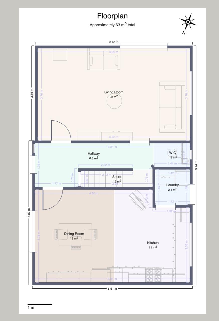 Fairway House, Ton-Coch Terrace, Mountain Ash floorplan
