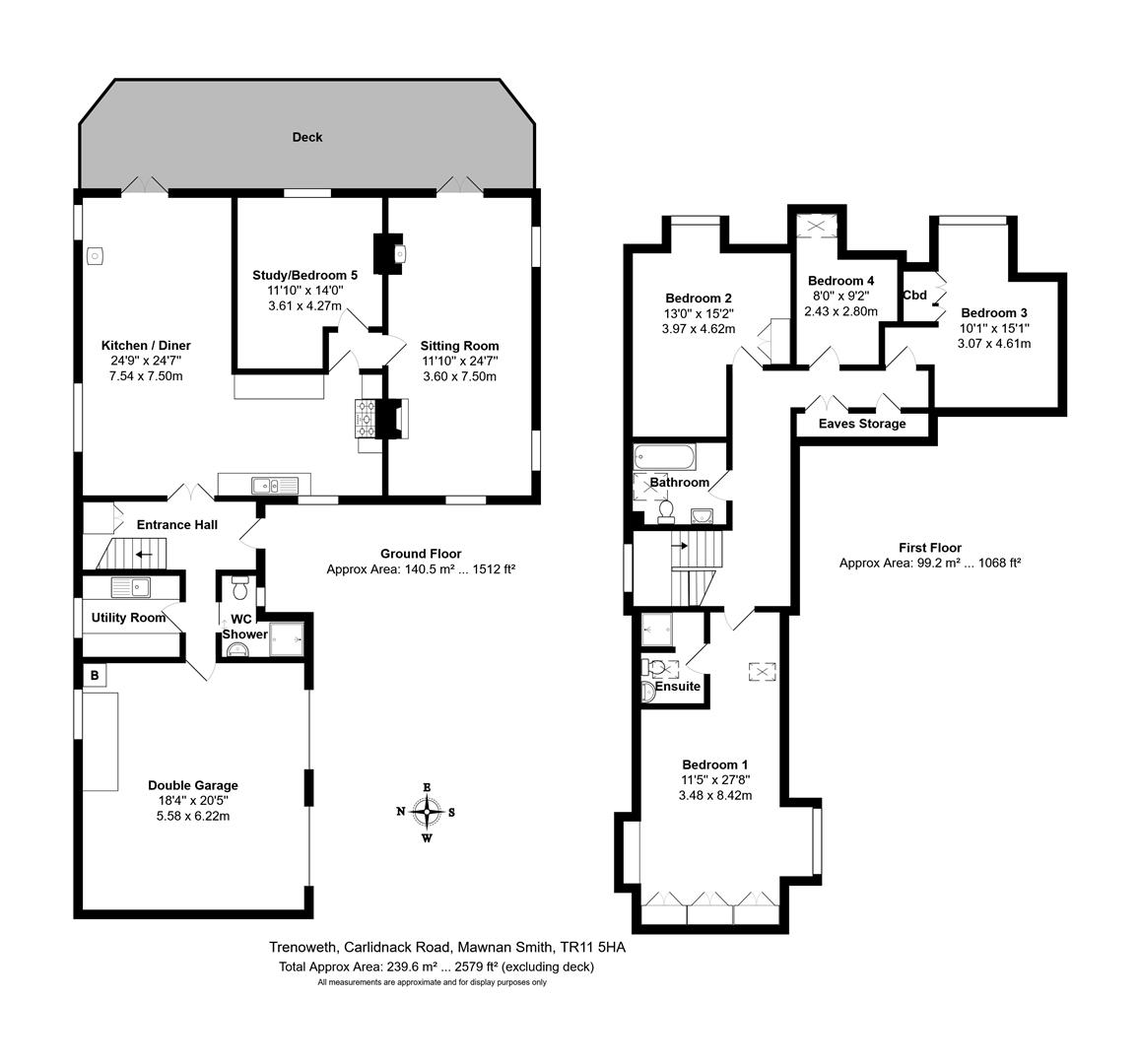 Trenoweth, Carlidnack Road, Mawnan Smith floorplan