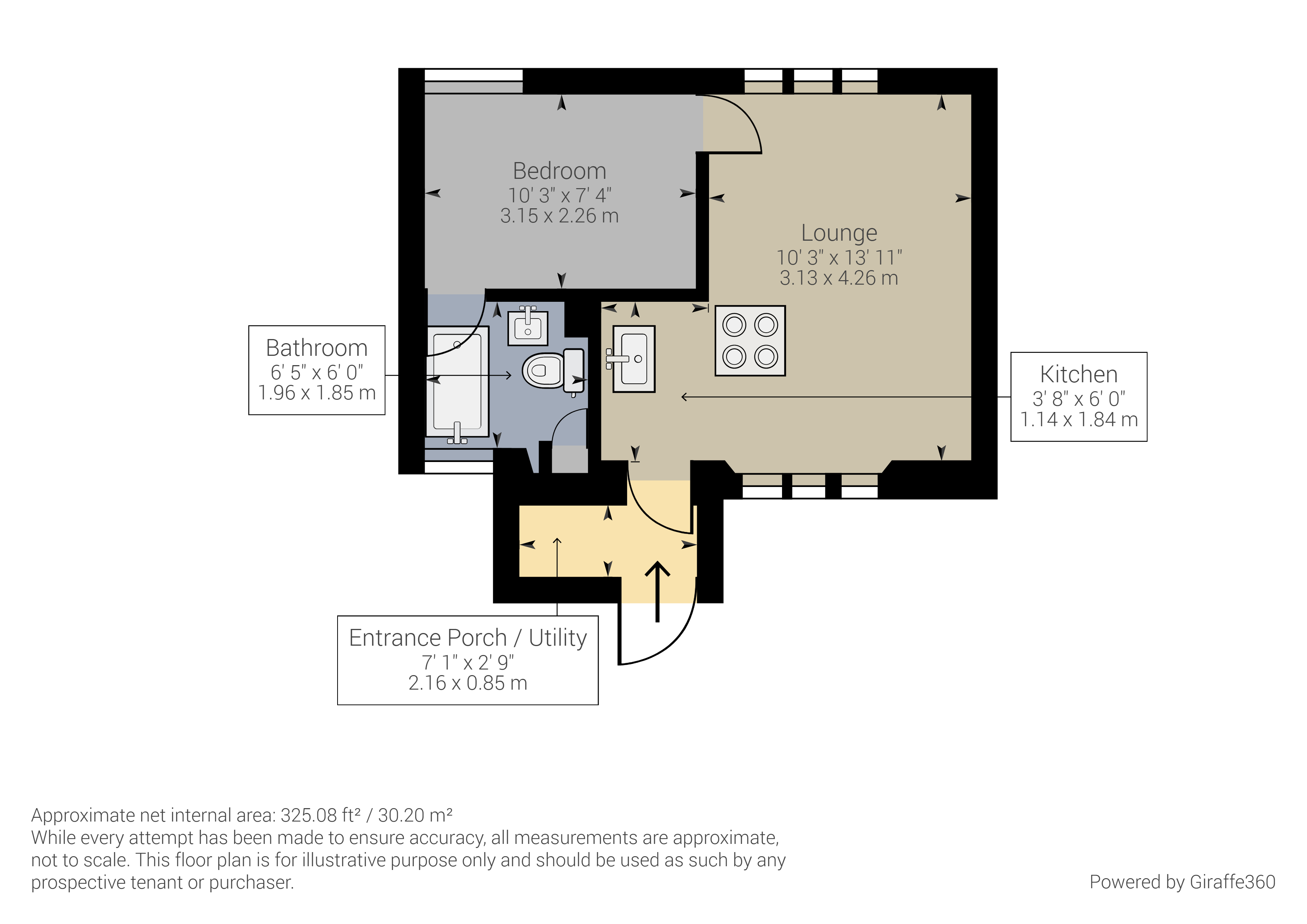 Lucy Court, English Bicknor, Coleford, Gloucestershire GL16, 1 bedroom
