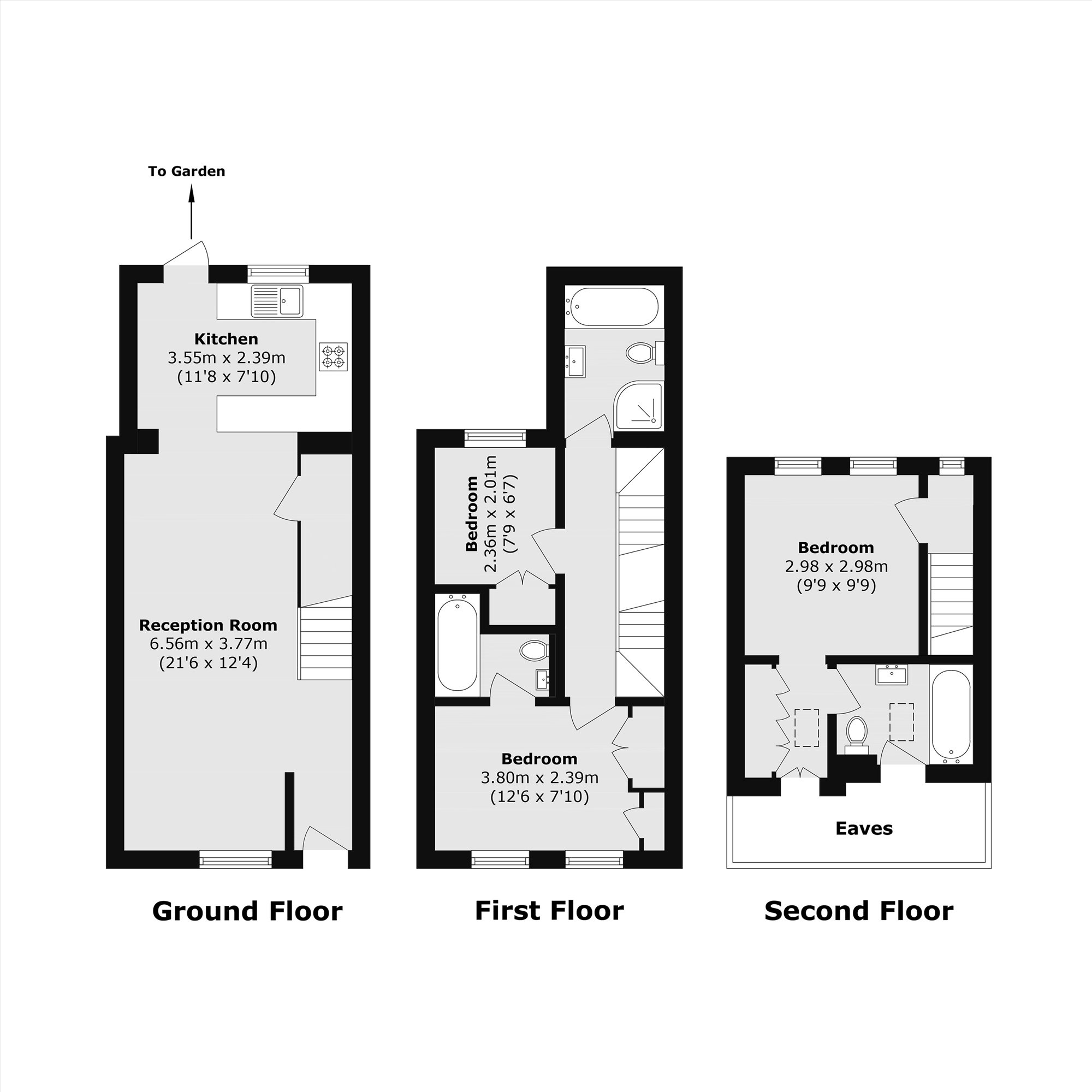 45, Sandilands Road, London floorplan