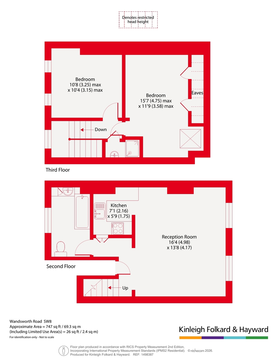 Flat C, 675, Wandsworth Road, London floorplan