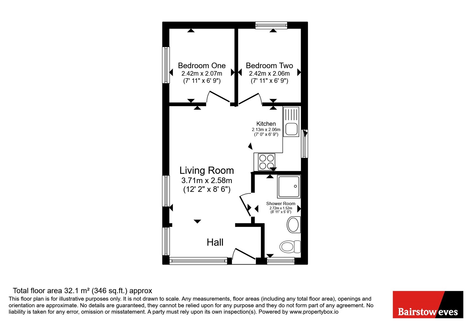 43, Bentley Avenue, Clacton-on-Sea floorplan