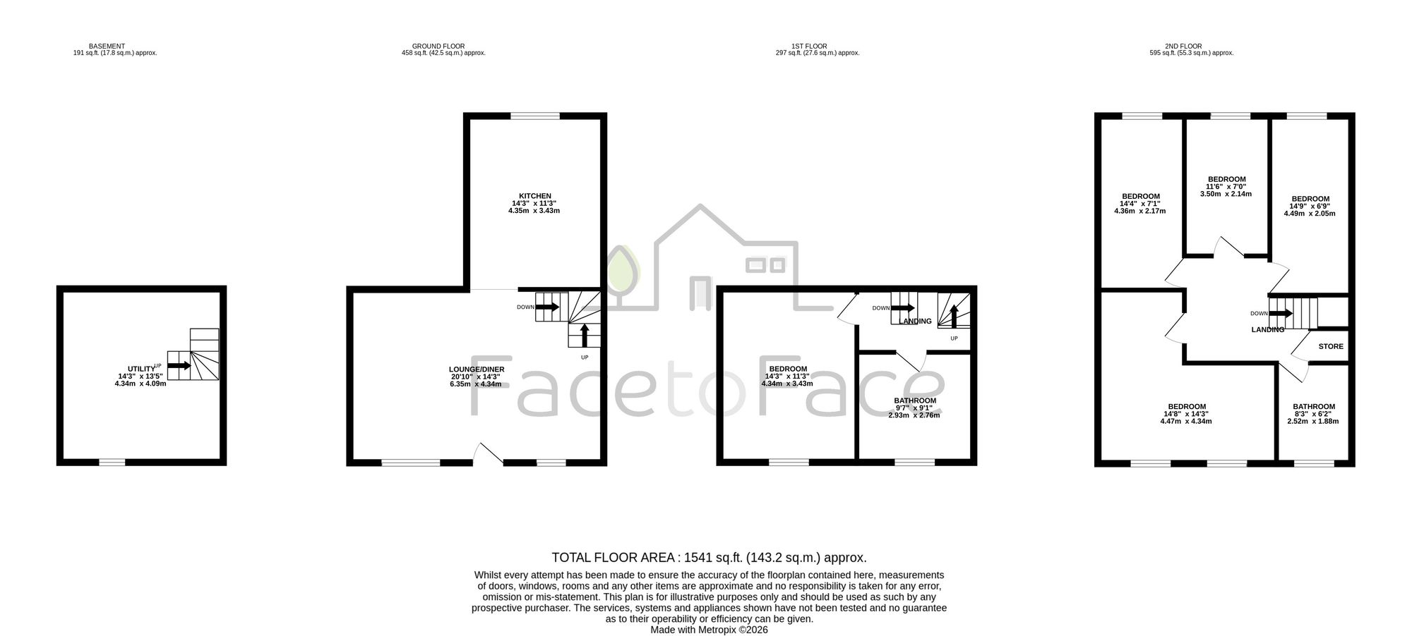107 Longfield Road, Todmorden floorplan