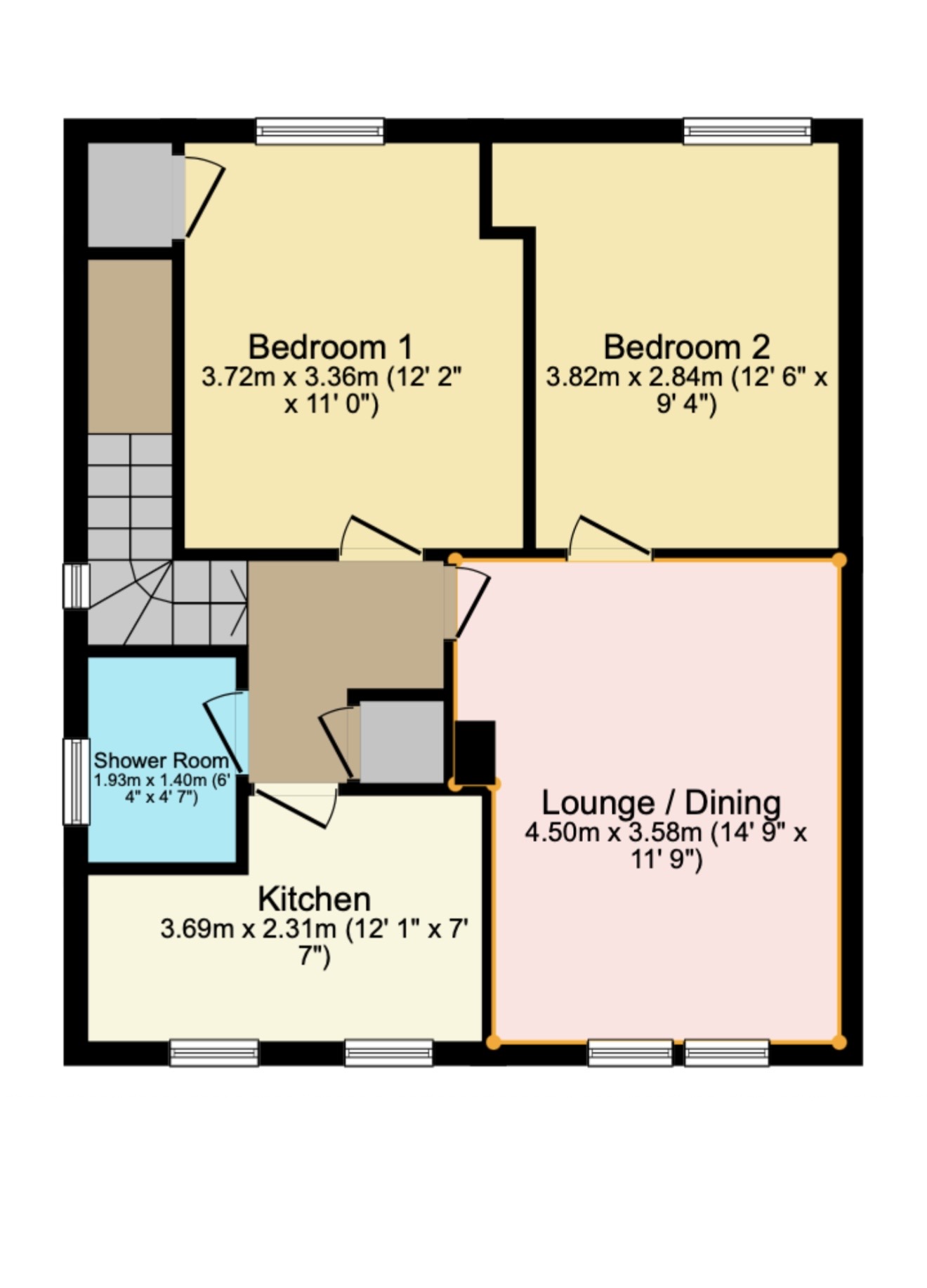 8, Watling avenue , Camelon  floorplan