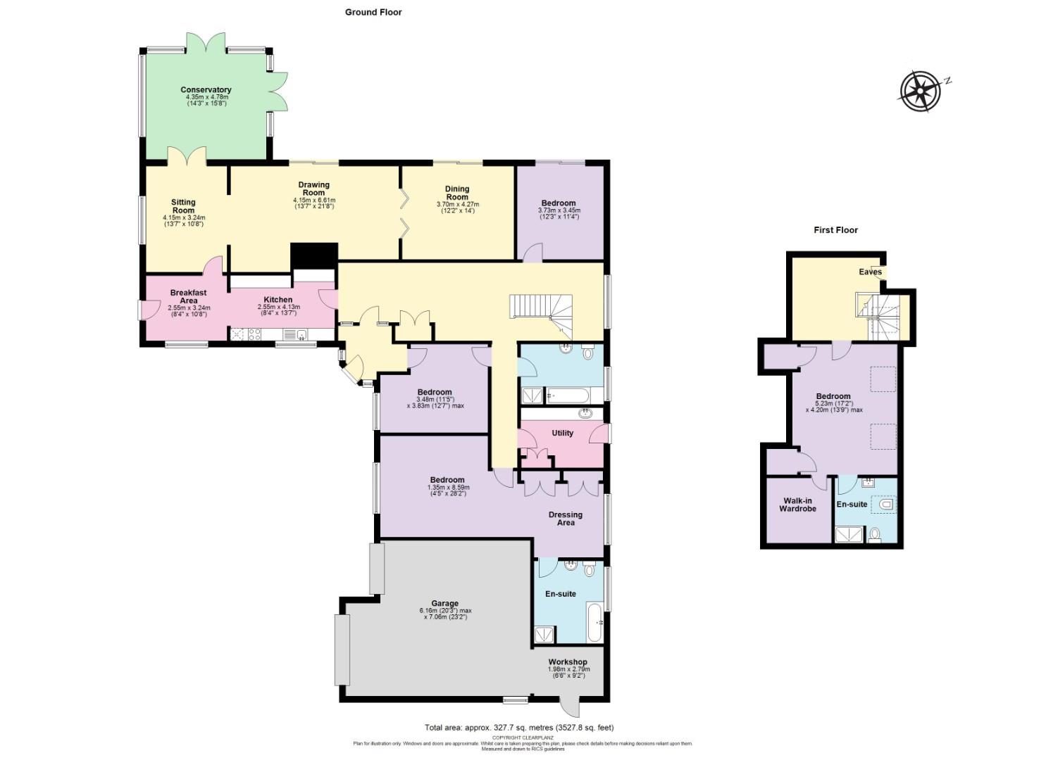 Blandings, Woodhouse, Andover floorplan
