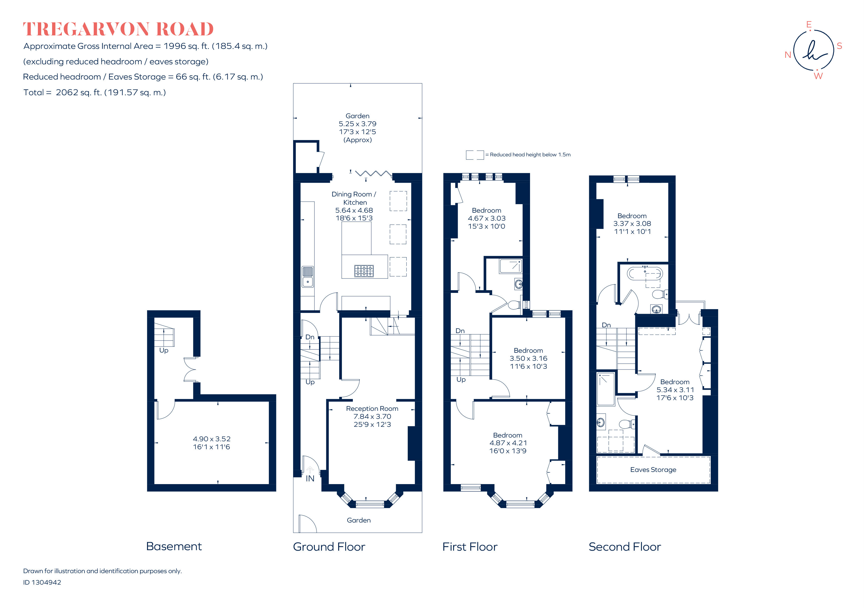37, Tregarvon Road, London floorplan