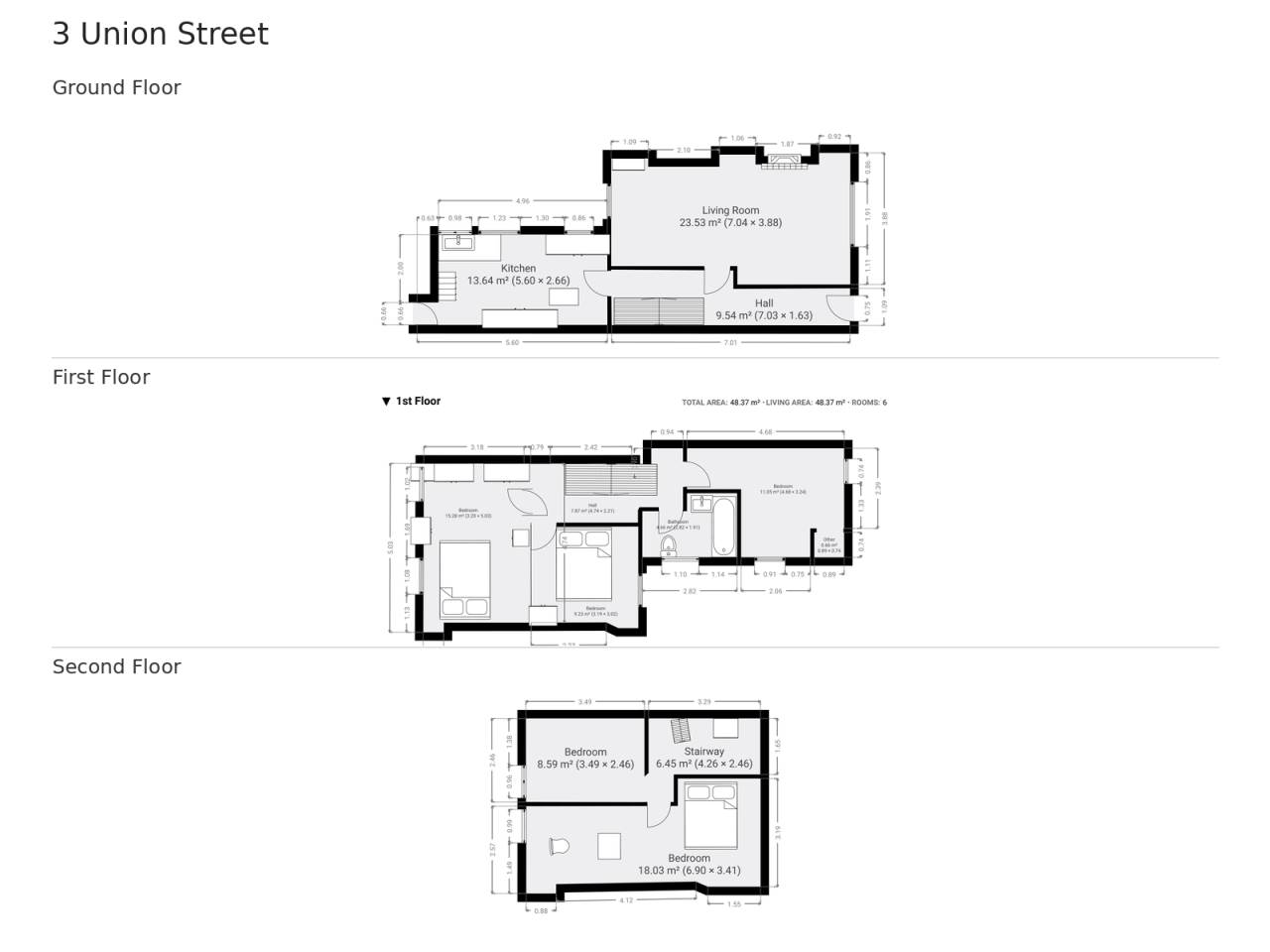 Union Street, Aberystwyth SY23 floorplan