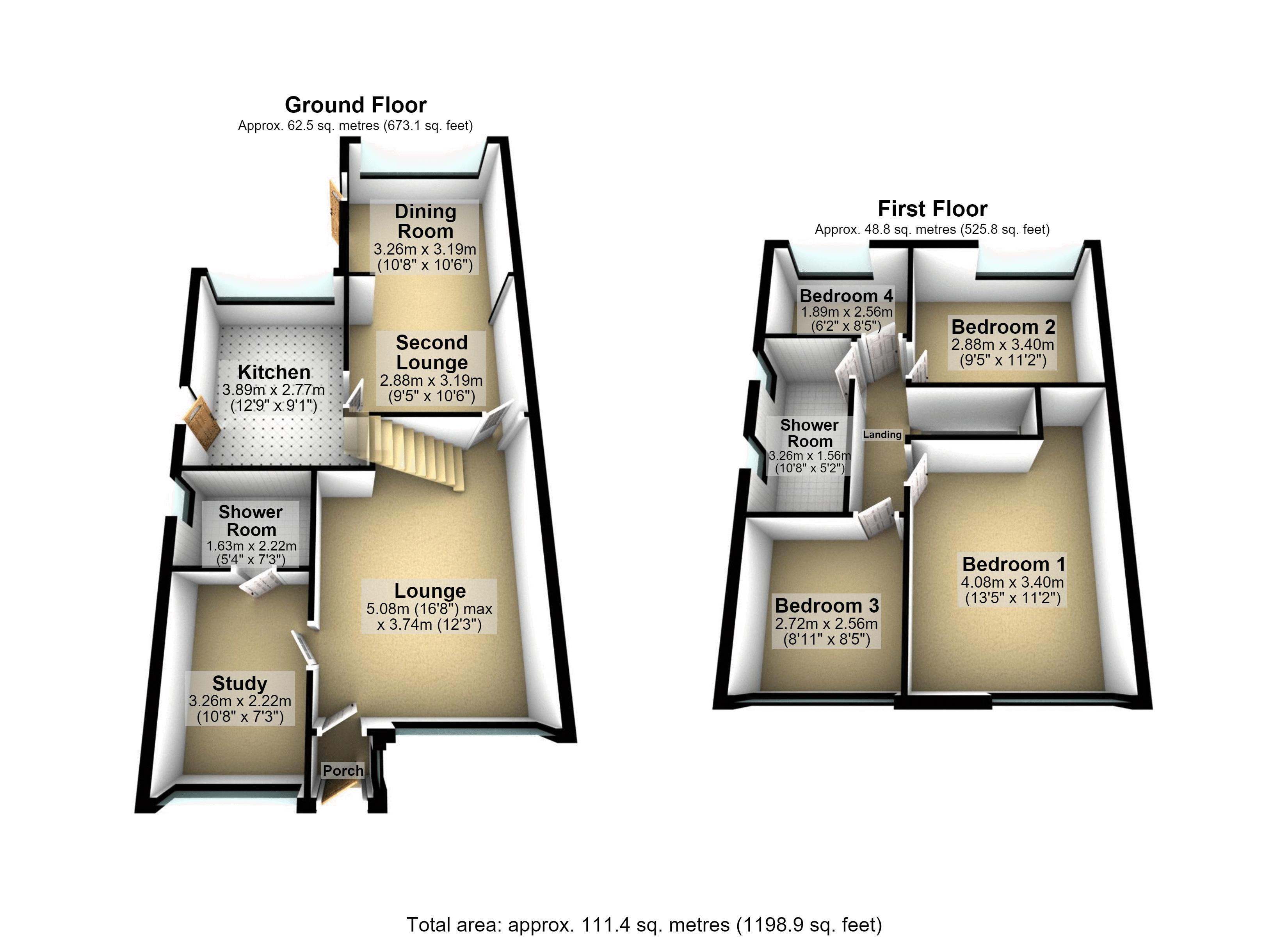 117, Leander Drive, Rochdale floorplan