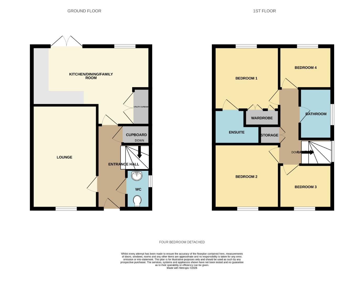 14, Whitby Drive, Northwich floorplan