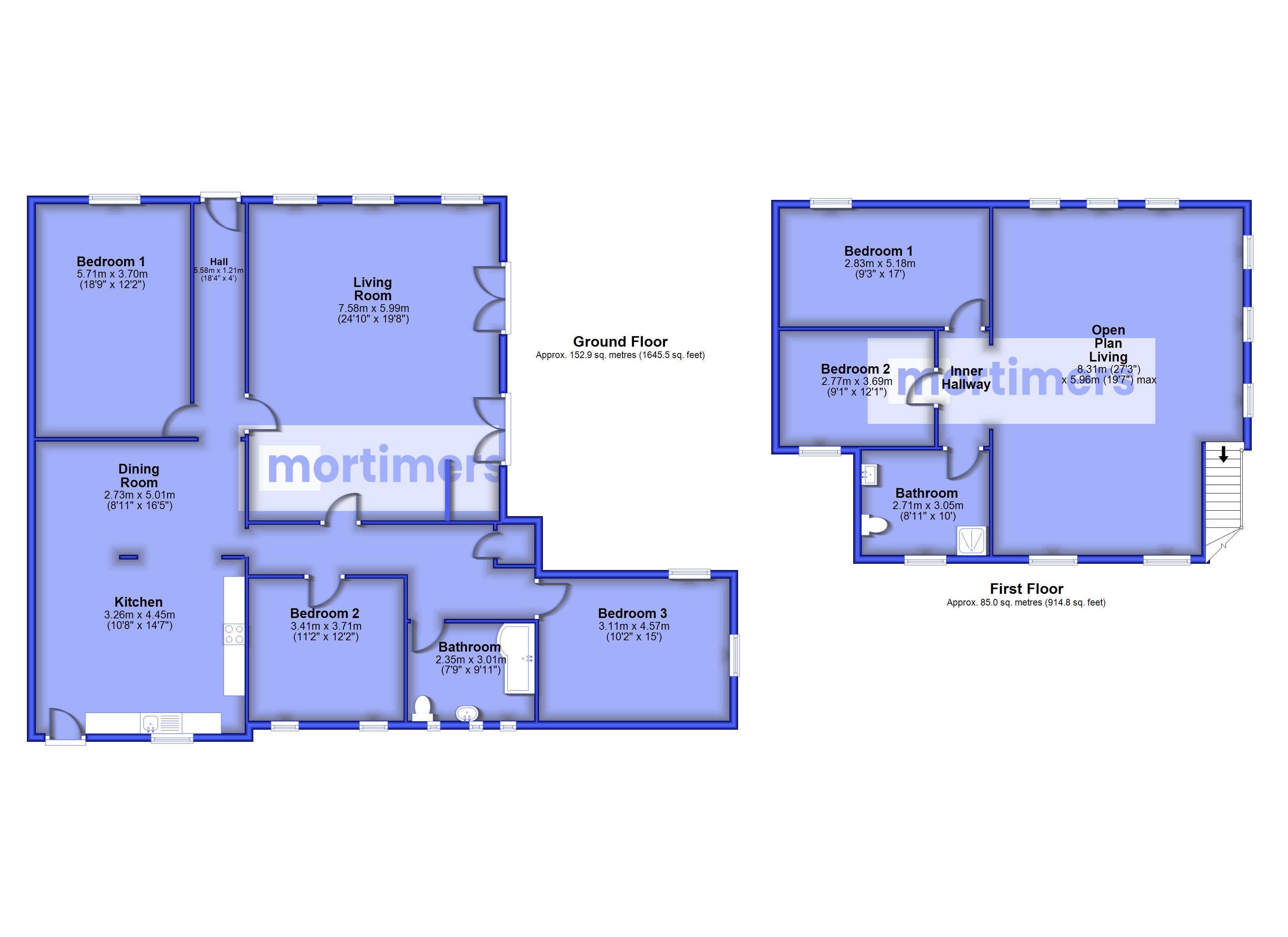Pendle View Apartments,, Lovely Hall Lane, Blackburn floorplan
