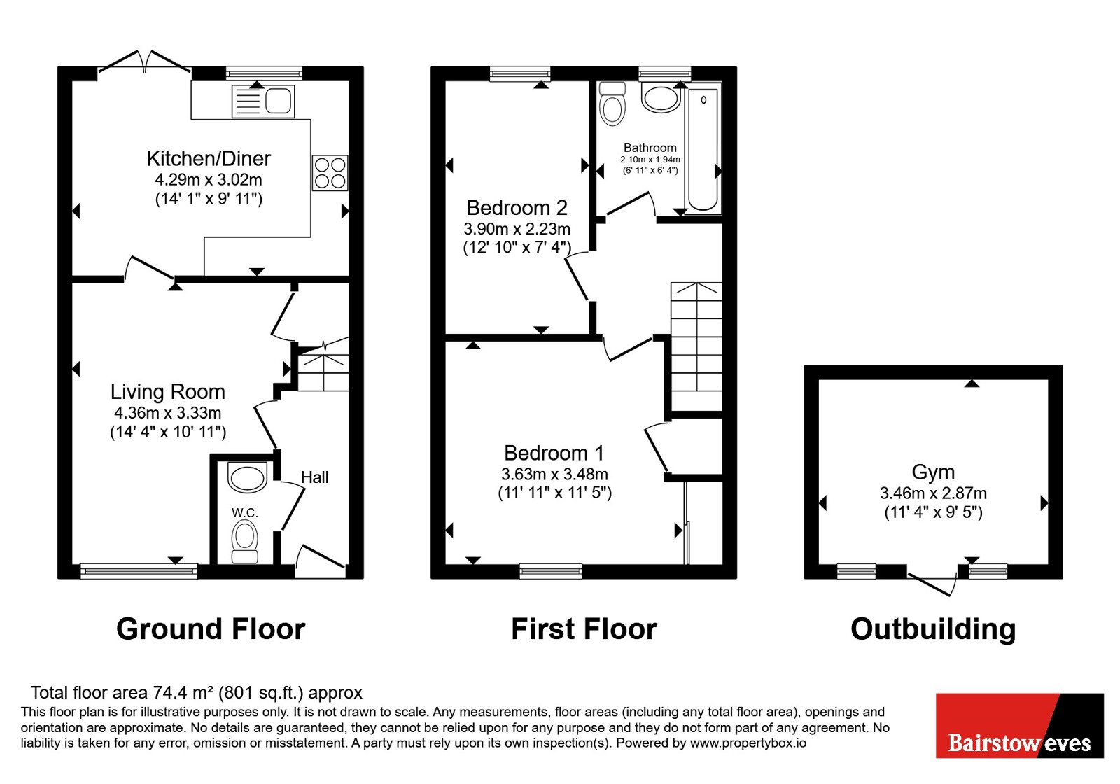 36, Five Oaks Lane, Chigwell floorplan