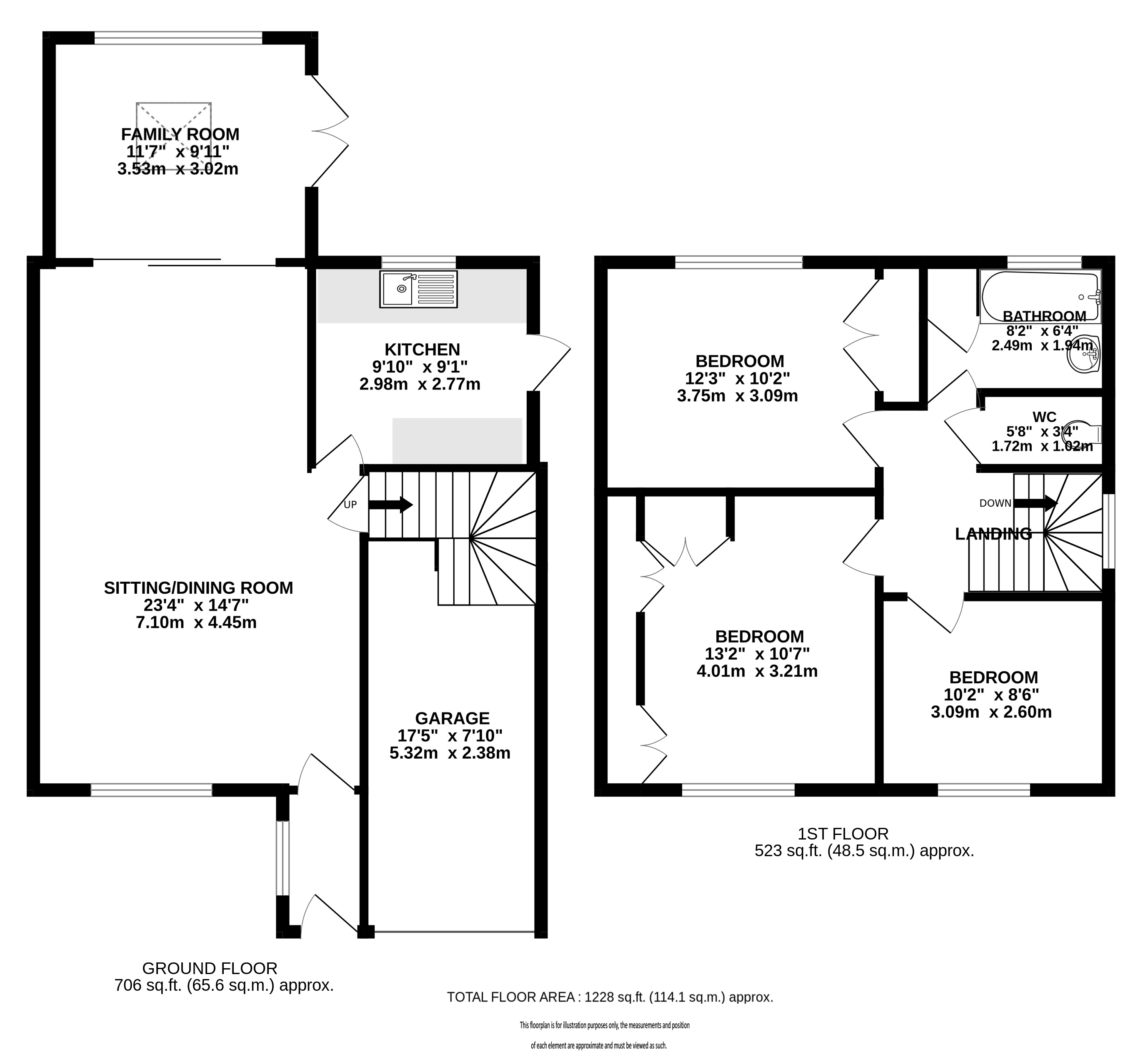 22, Pipers Avenue, Hertfordshire floorplan