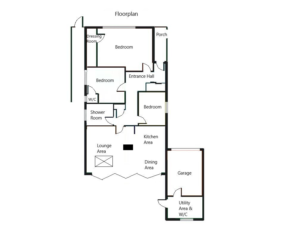 58, WEST END AVENUE, PORTHCAWL floorplan