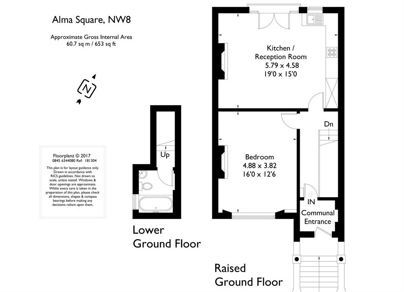 1 Bedrooms Flat for sale in Alma Square, St. John's Wood, London NW8