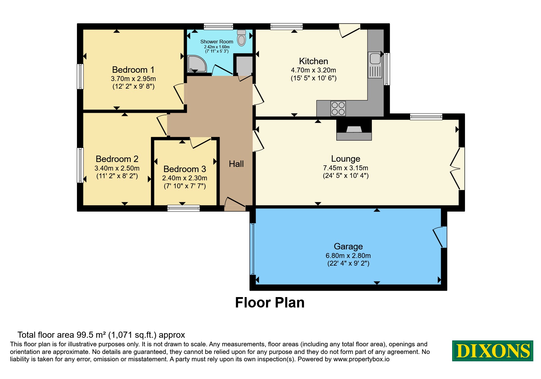 26, Bond End, Burton-on-Trent floorplan