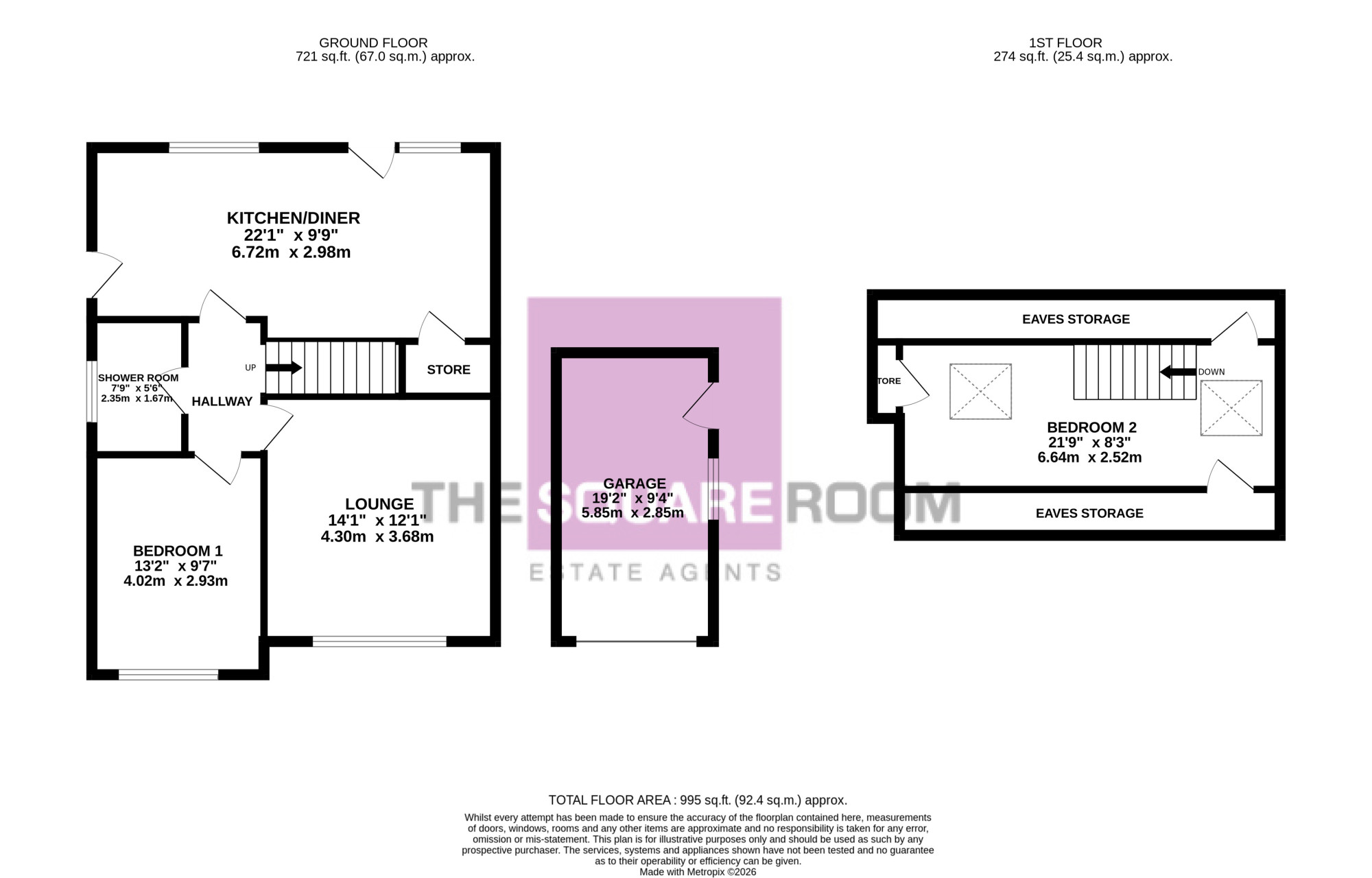 5, Fernwood Avenue, Thornton floorplan