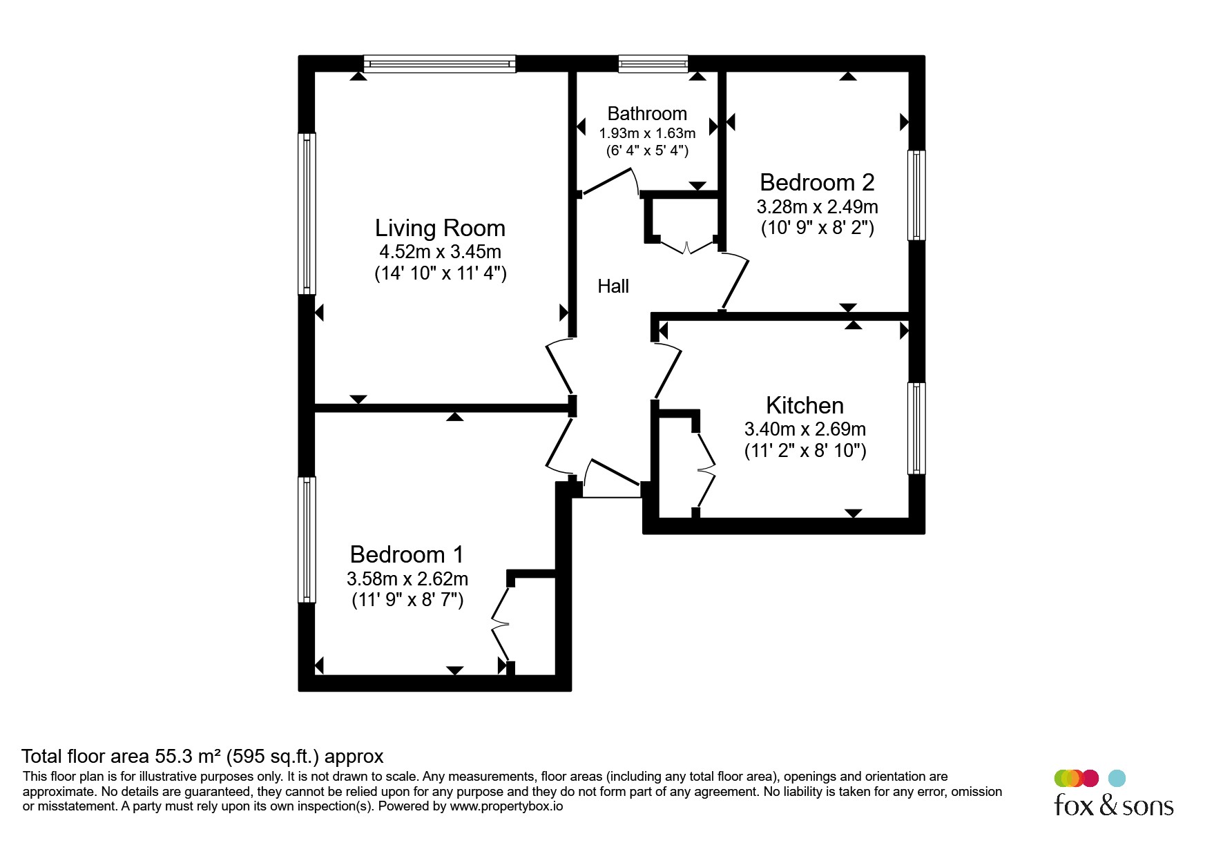 73, Riverdale Close, Seaton floorplan