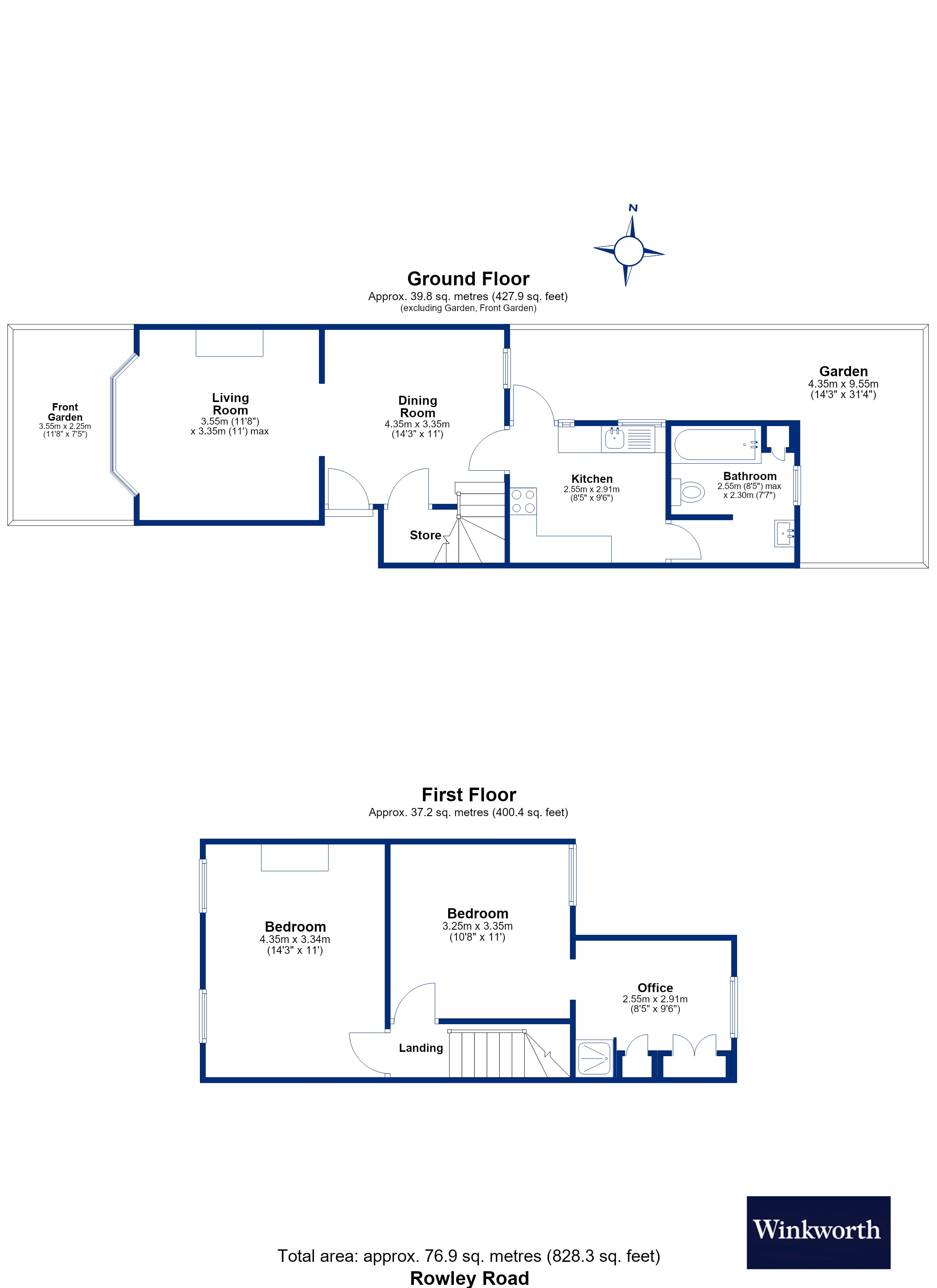 40L, Rowley Road, London floorplan