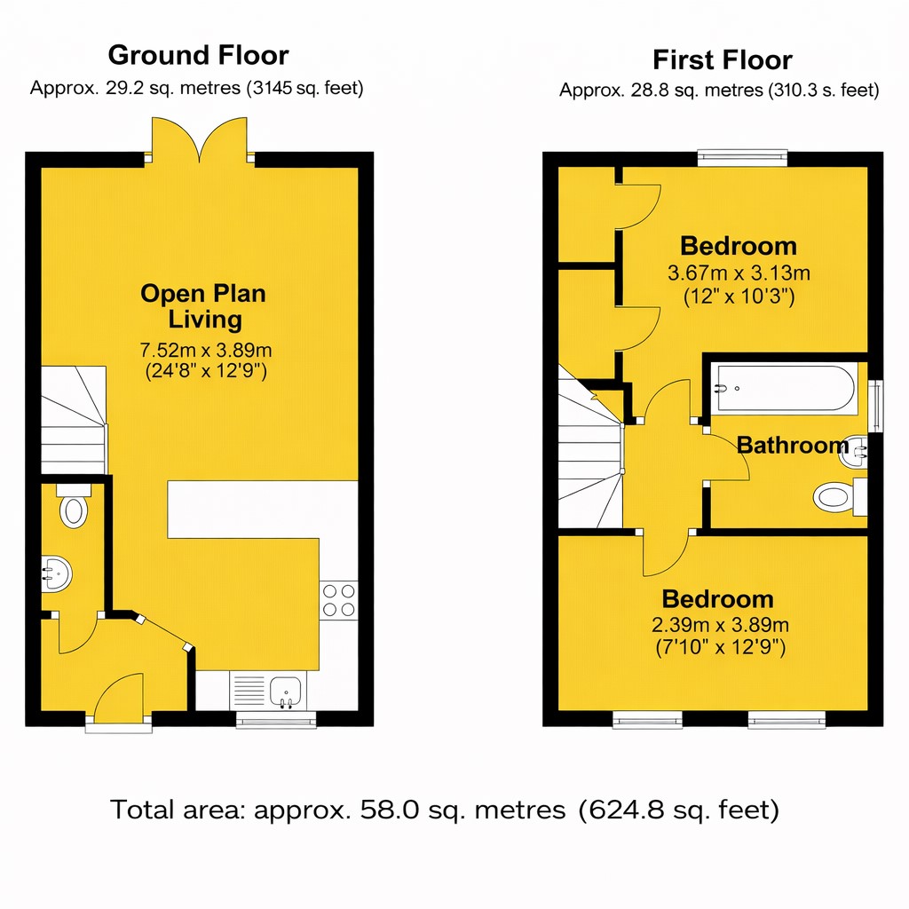 297, Homington Avenue, Swindon floorplan