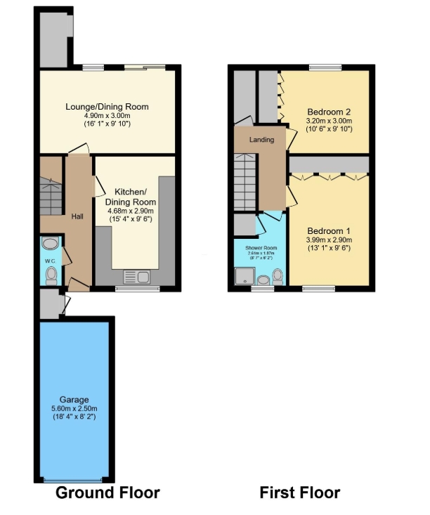 12, Near Lands Close, Birmingham floorplan