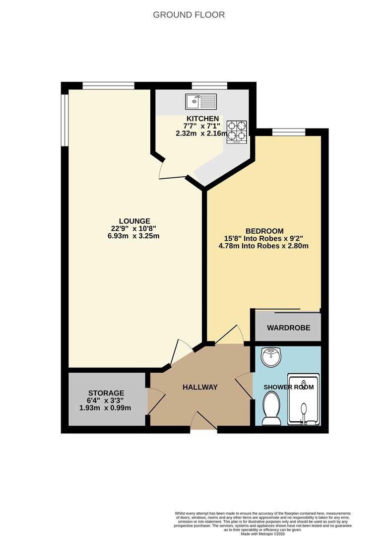 Flat 61, Woodgrove Court, Peter Street, Stockport floorplan