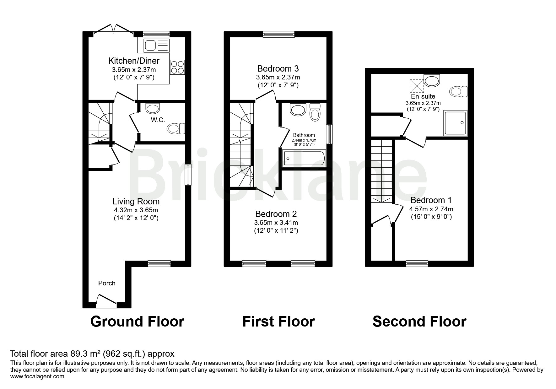 15, Ladybird Way, KETTERING floorplan