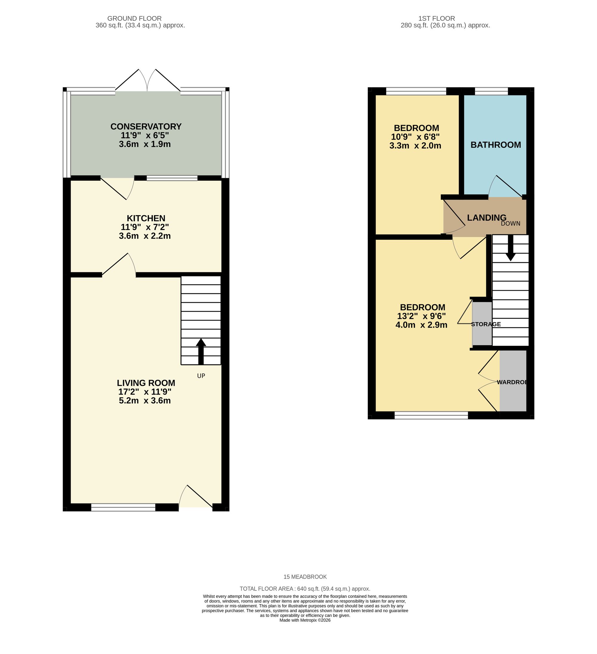 15 Meadbrook Gardens, Eastleigh floorplan