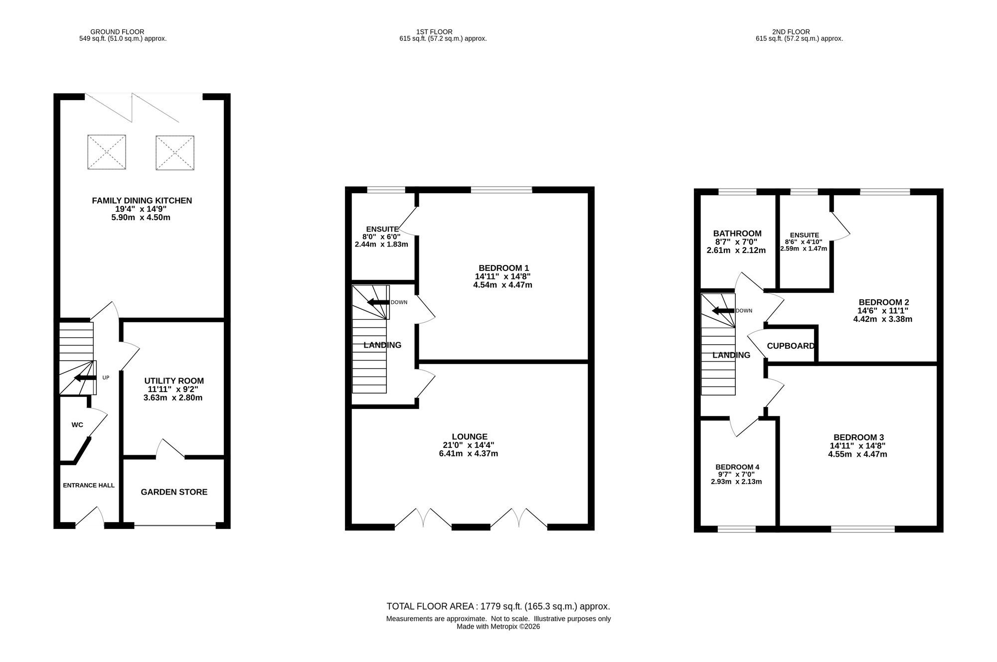 11 Jersey Close, Macclesfield floorplan