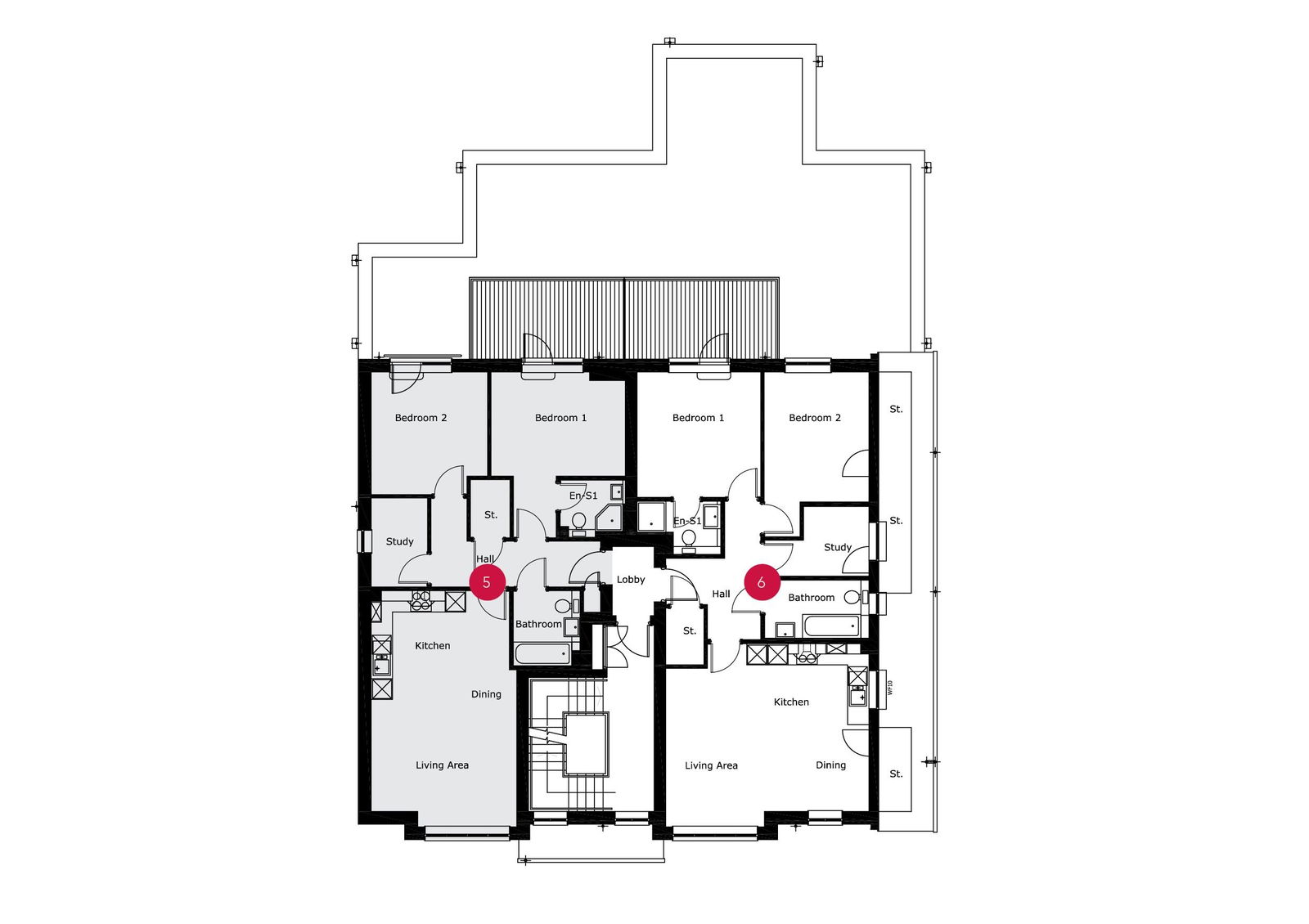 Apartment 6 - Pillarbox House, Godstone Hill, Godstone floorplan