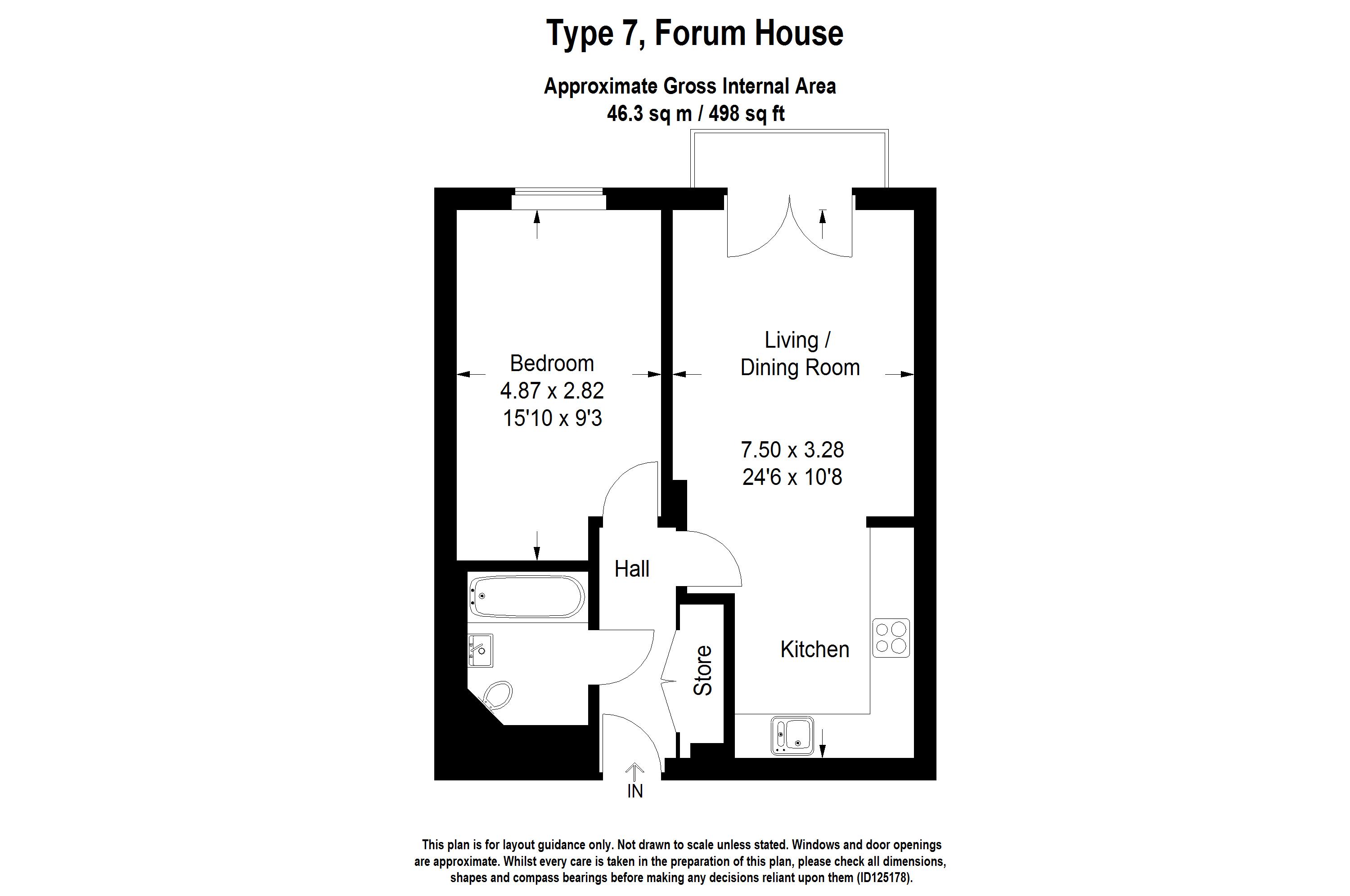 40 Forum House, Empire Way, Wembley floorplan