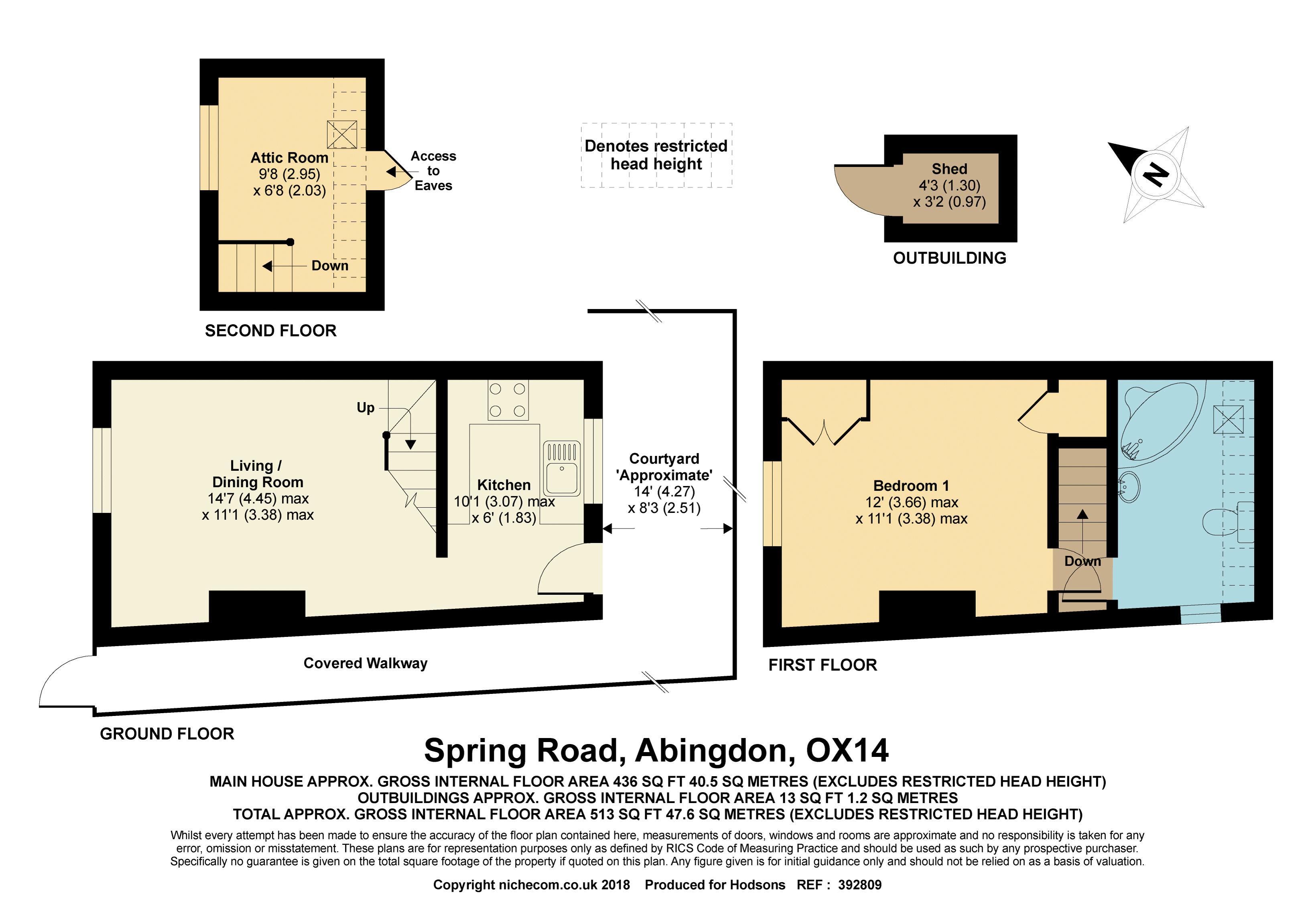 1 Bedrooms End terrace house for sale in Spring Road, Abingdon OX14