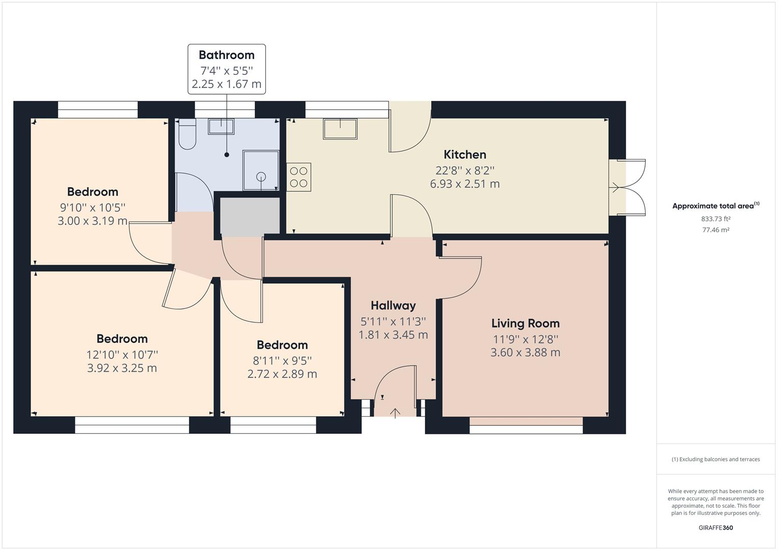 25, Burton Drive, Wrexham floorplan