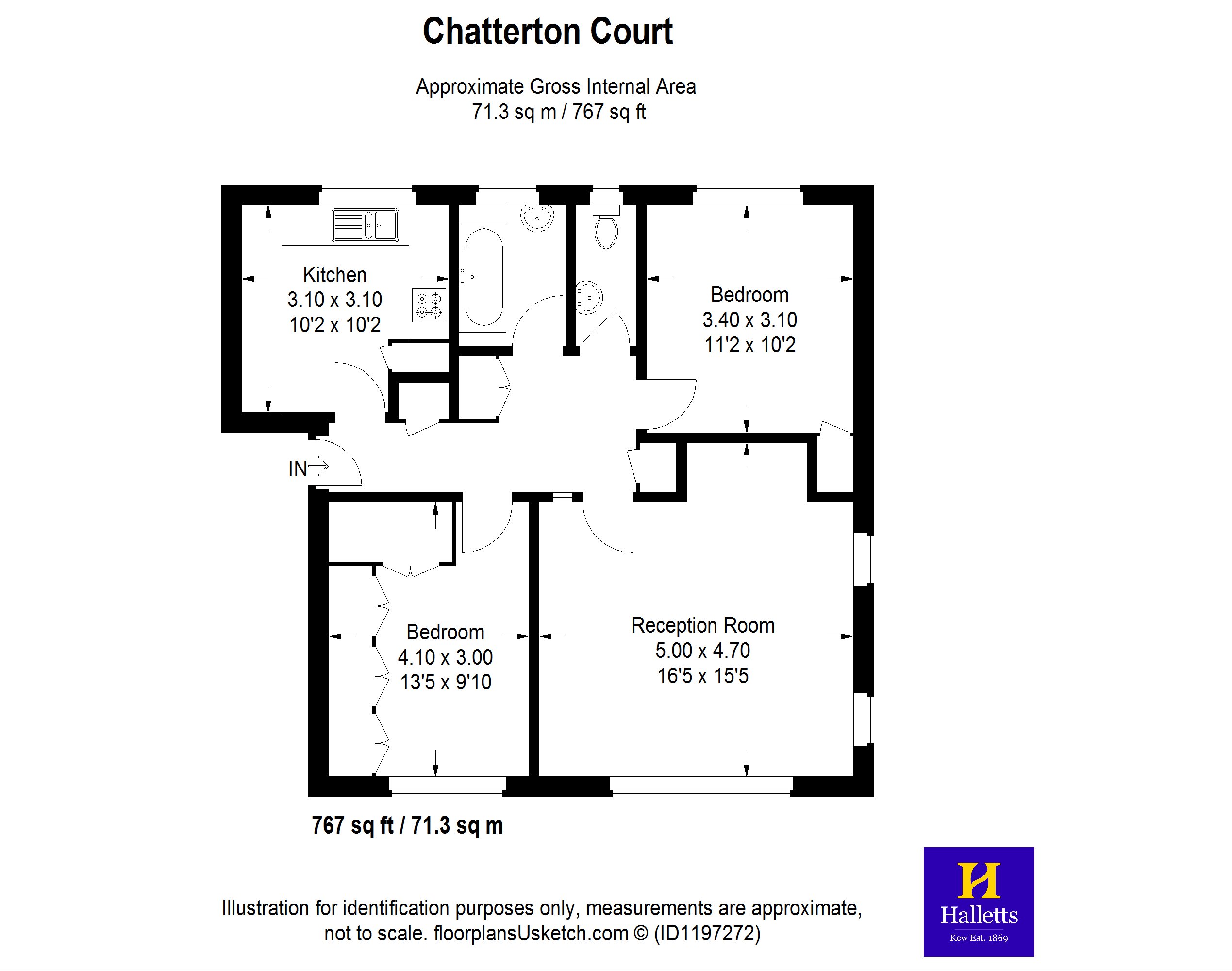 Chatterton Court, Eversfield Road, Richmond floorplan