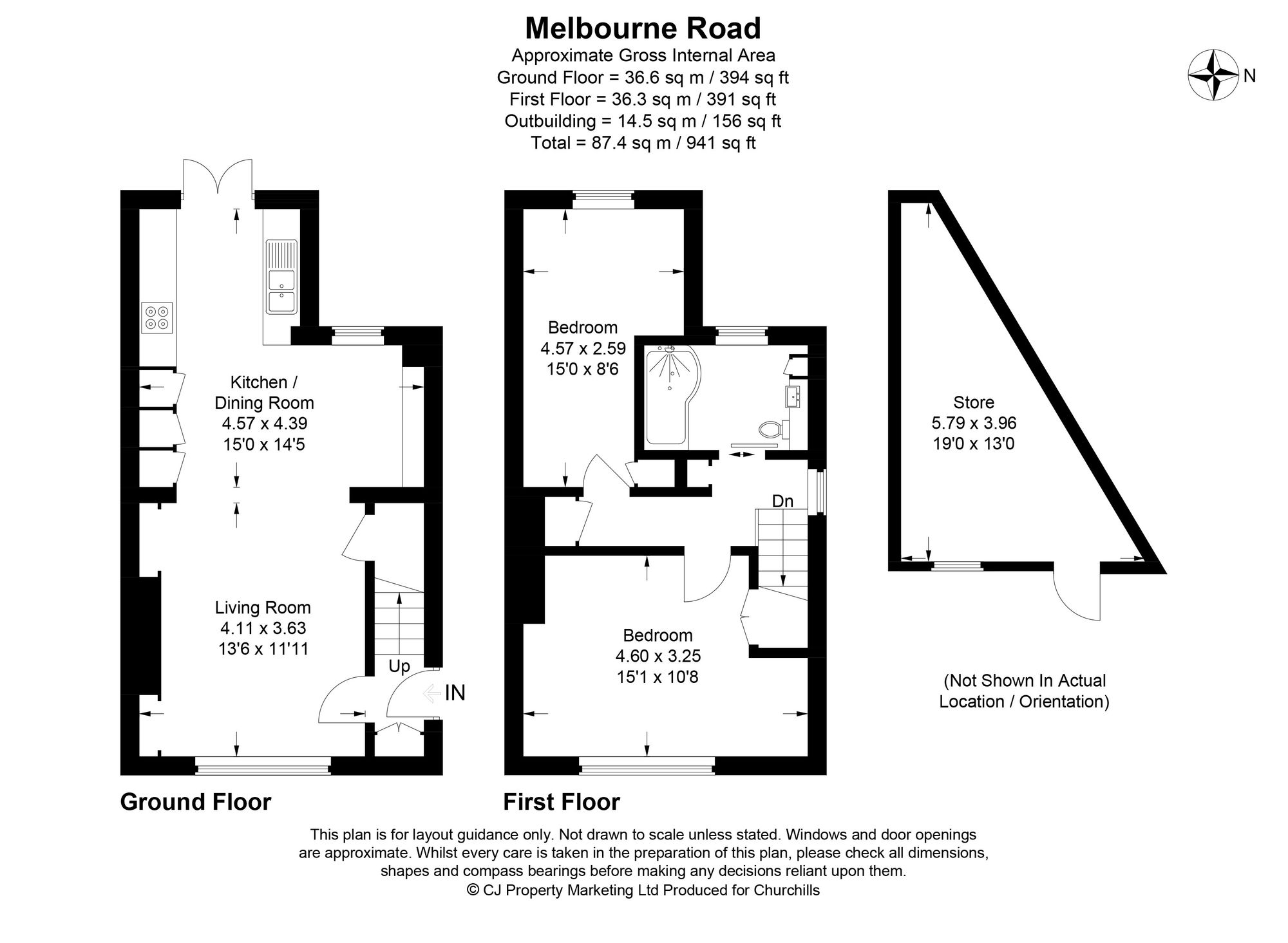 83 Melbourne Road, Bushey floorplan