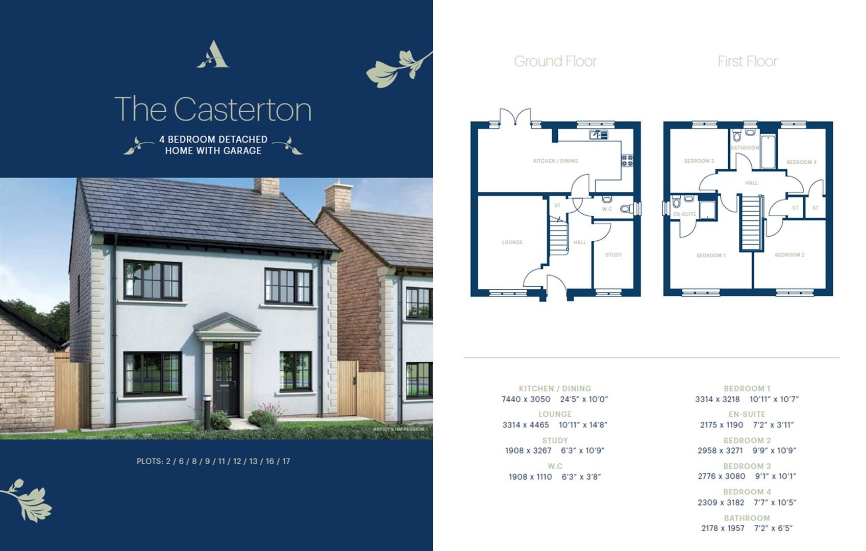 Plot 9, Roman Road, Eccleshill, Darwen BB3, 4 bedroom detached house