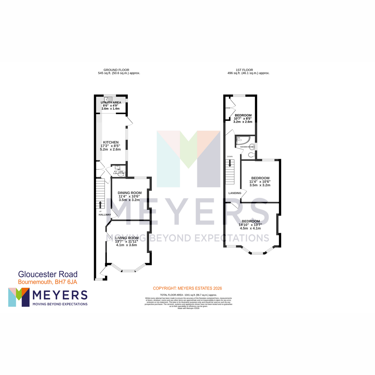 56, Gloucester Road, Bournemouth floorplan
