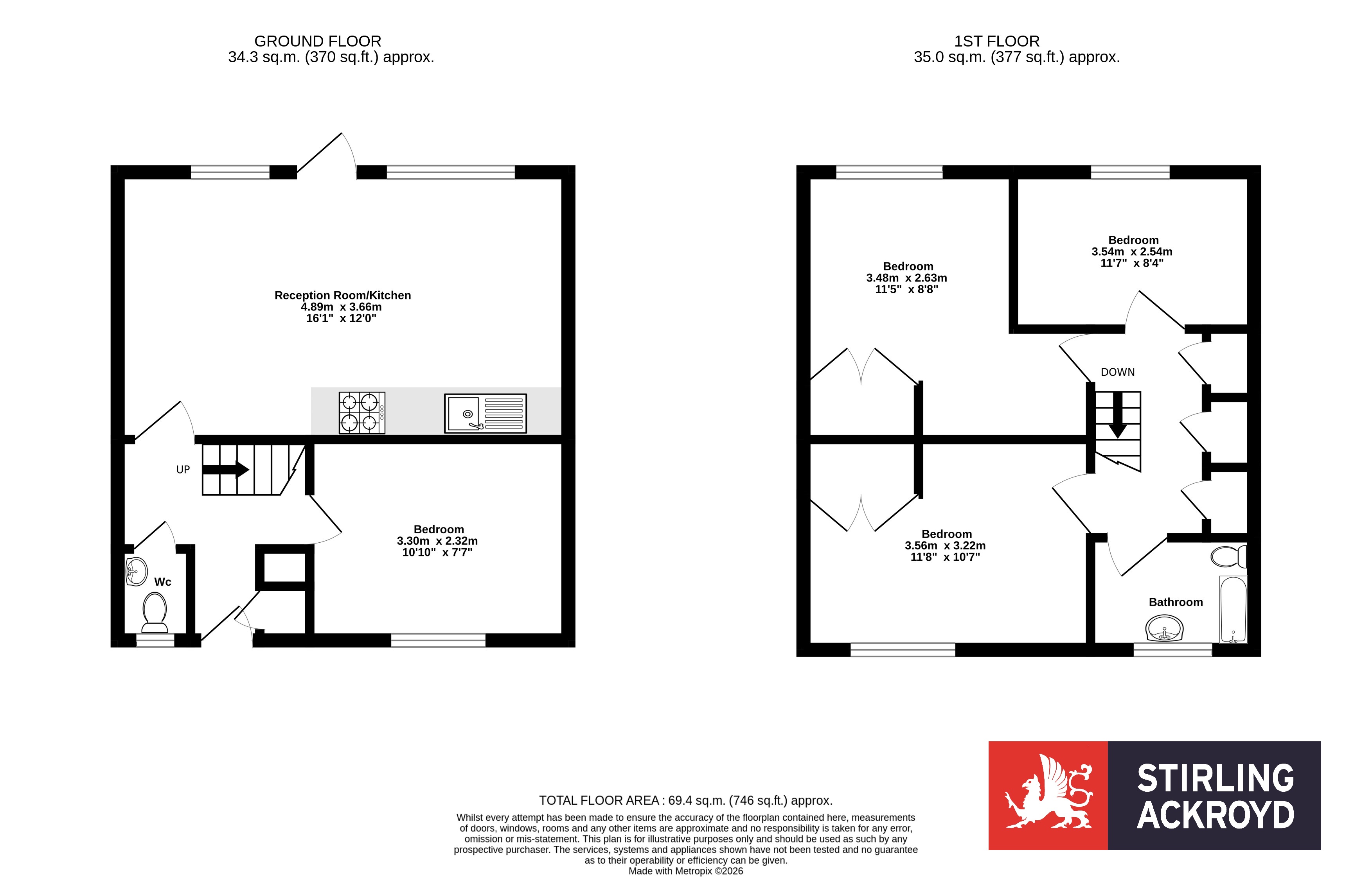 Flat 5, Portsea House, Petersfield Rise, Roehampton floorplan