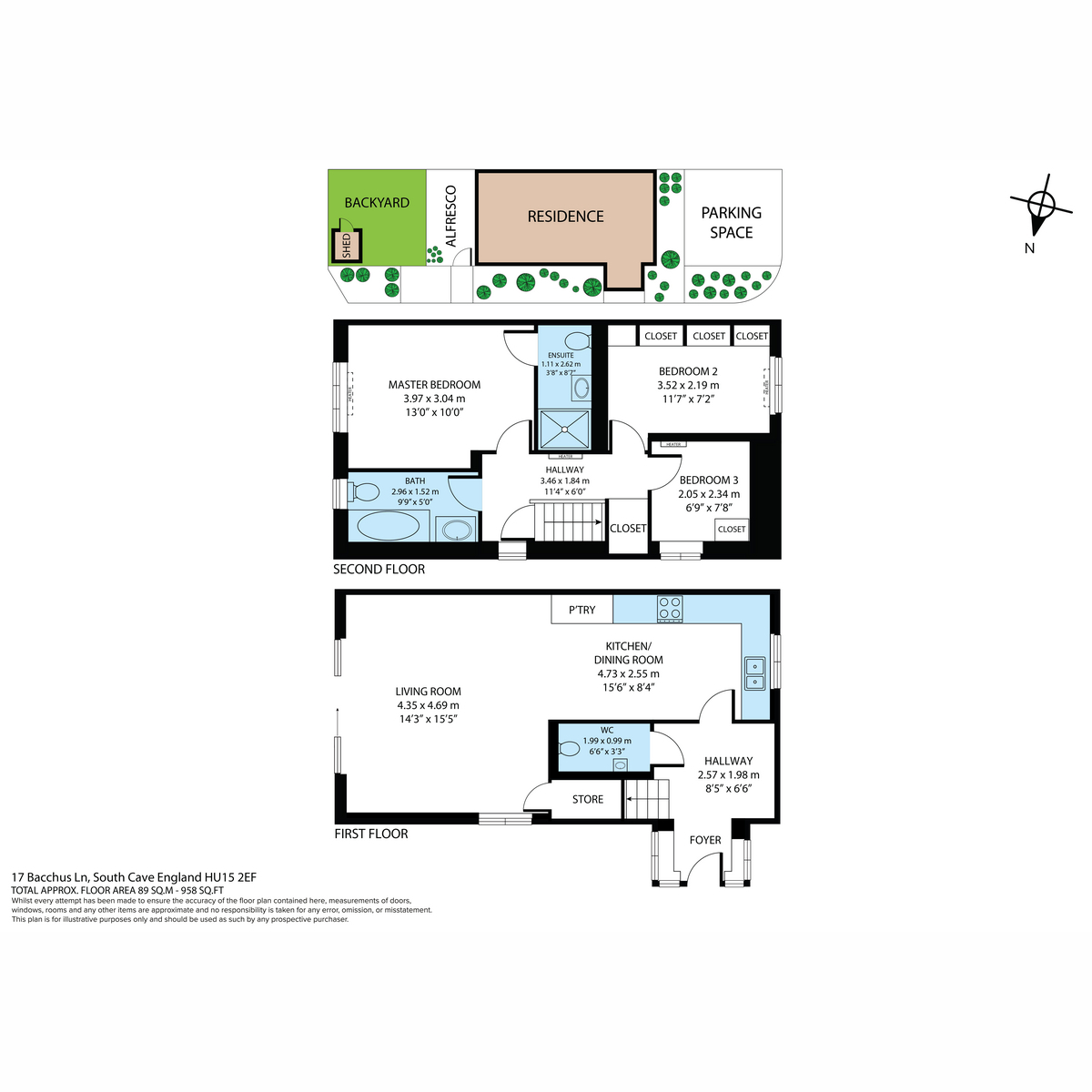17, Bacchus Lane, Brough floorplan