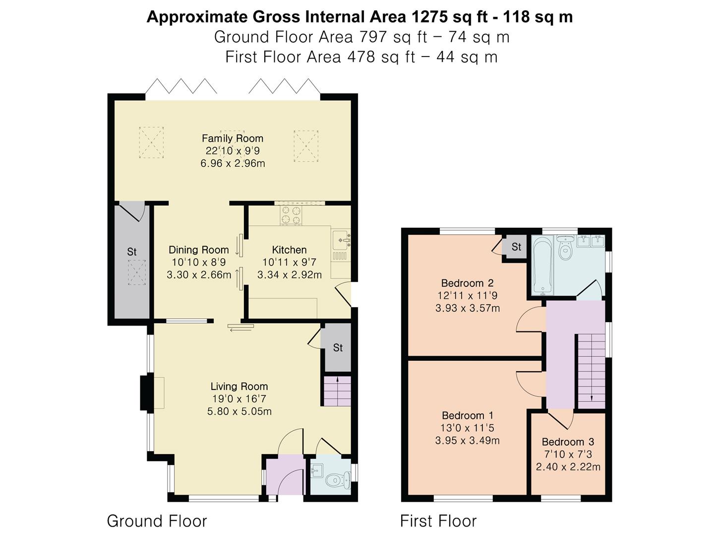 65, The Avenue, Hertford floorplan