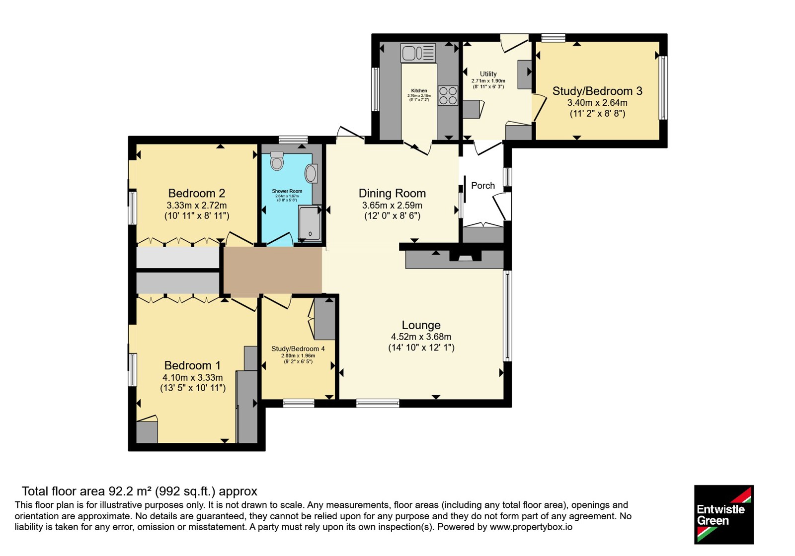 7, Redcar Road, Lancashire floorplan