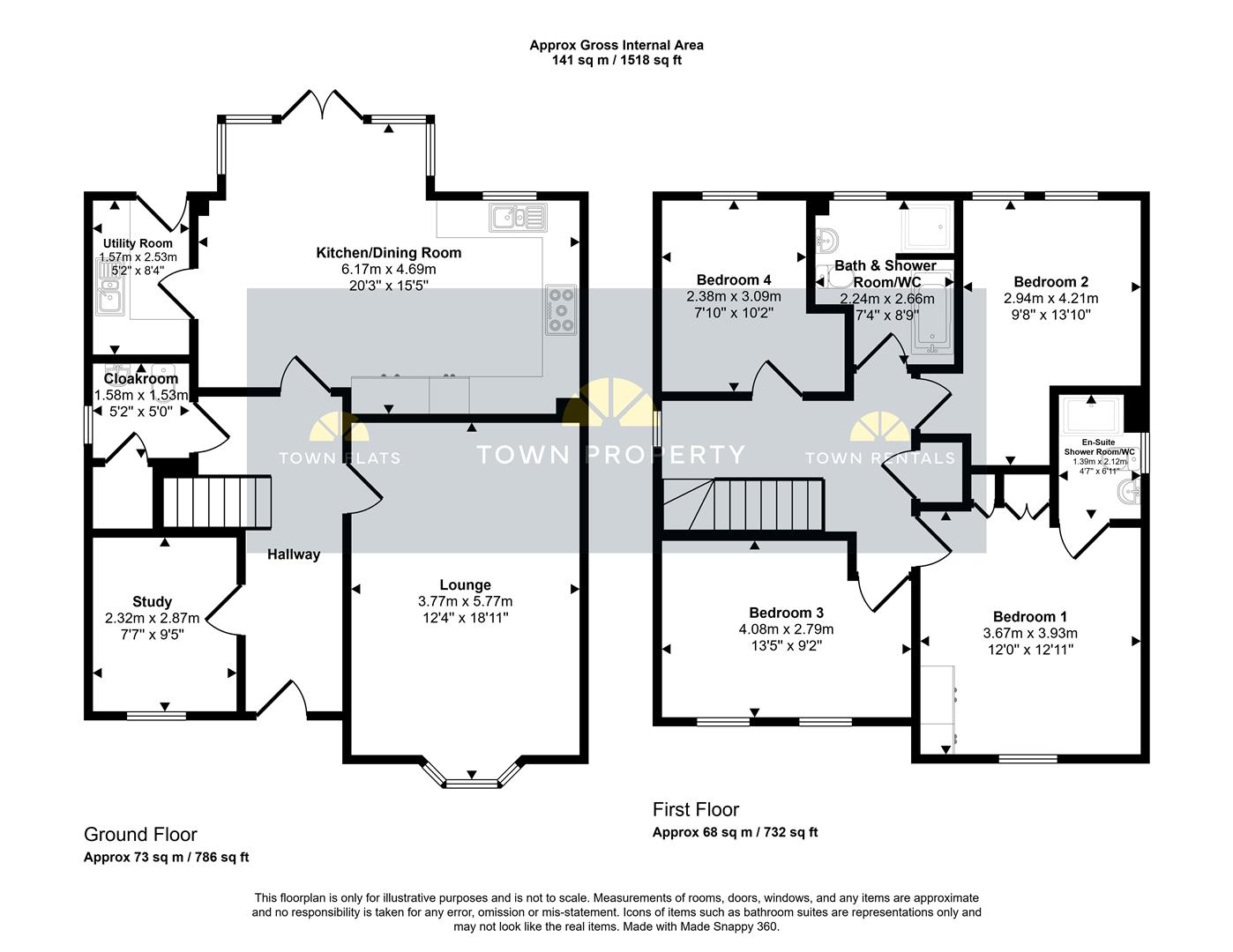 37, St. Martins Road, Eastbourne floorplan
