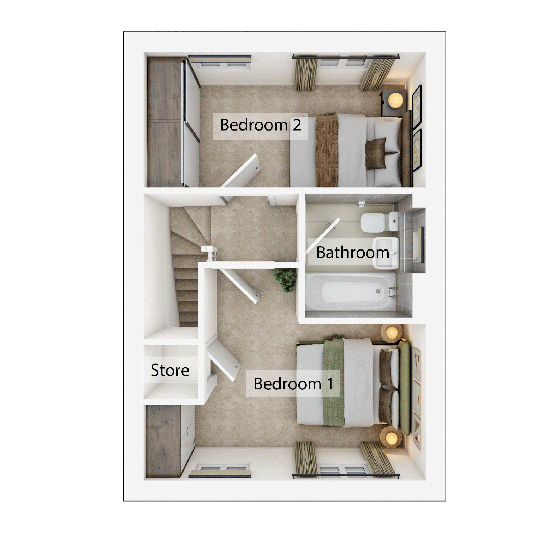 1183, Stourhead Drive, Towcester floorplan